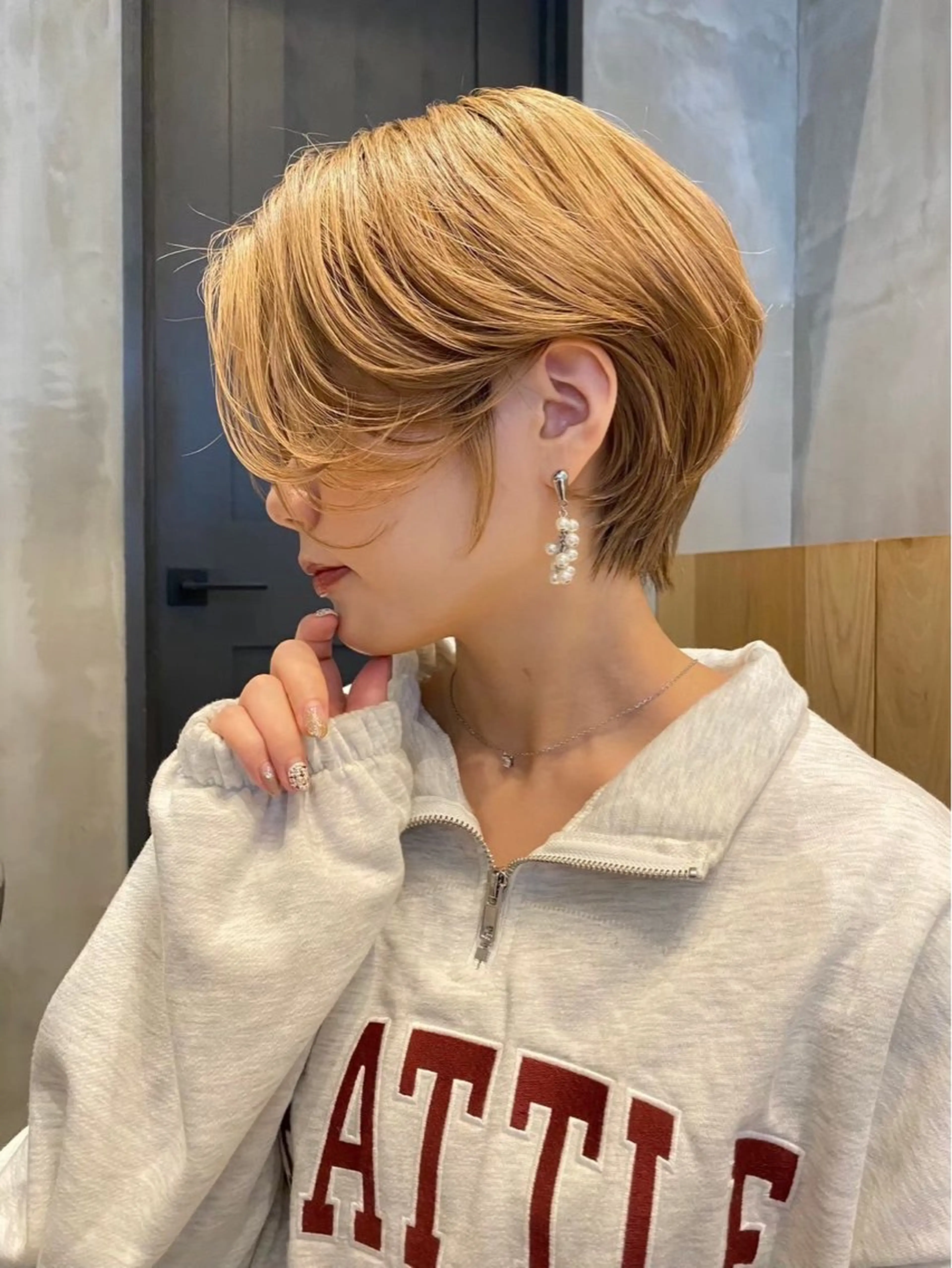 【🌙*゚夜間限定0円カット🌙*゚】ショートカット+髪質改善トリートメントの写真