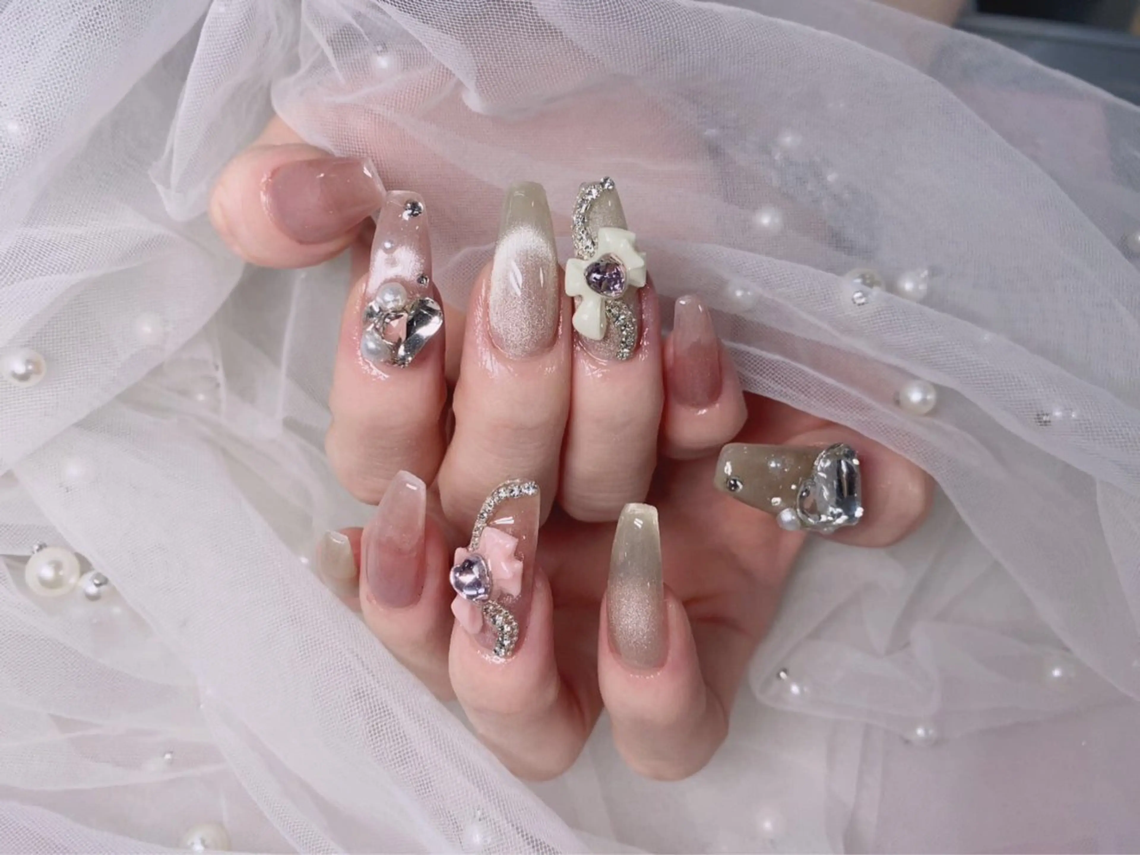 ネイル ラベンダー💖日暮里 ルル💖ネイルのネイルデザイン