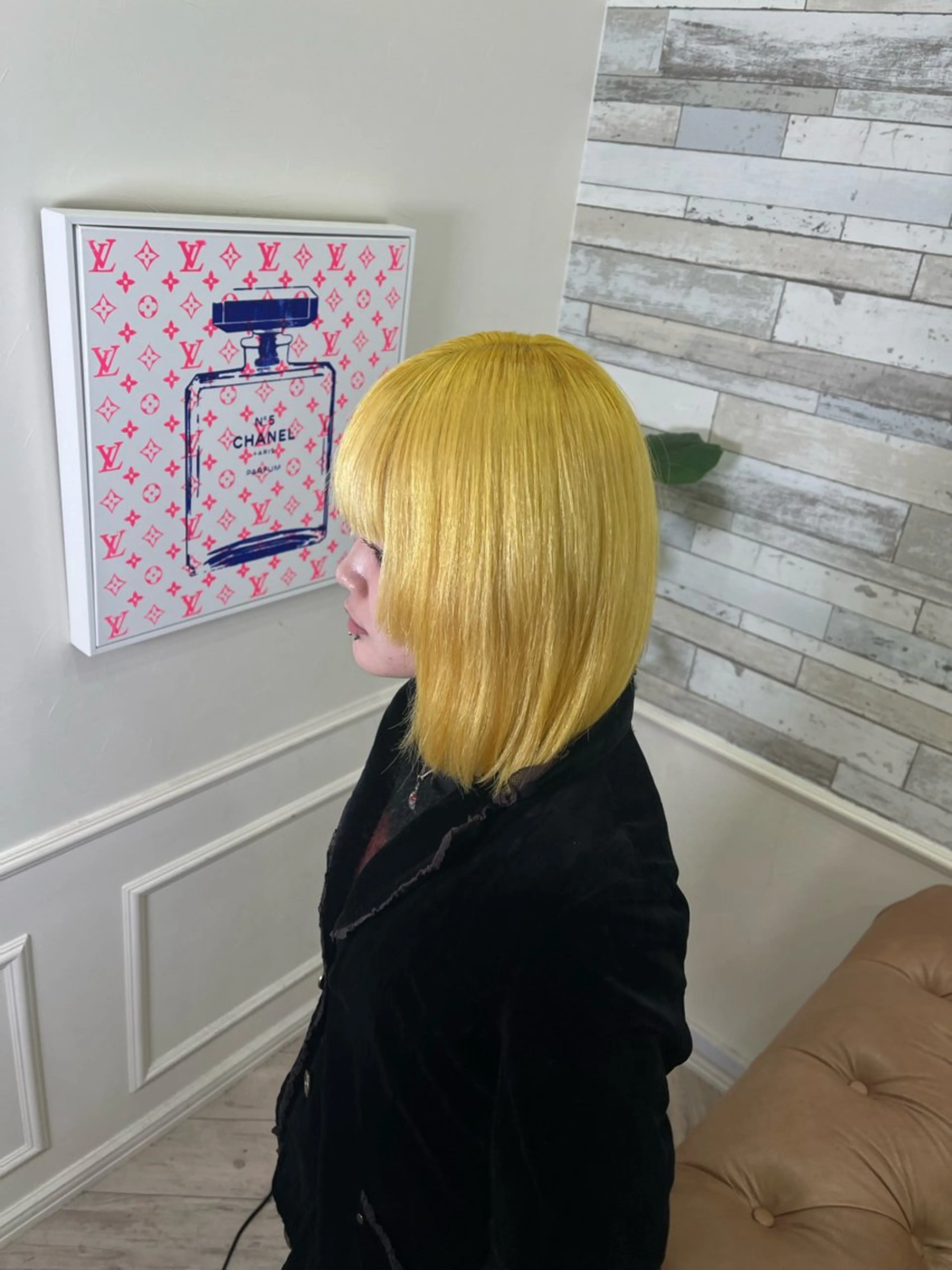 ミディアム カラー ブリーチ デザインカラー MIRA/梅田美容室 ブリーチ得意/ツグミのヘアスタイル