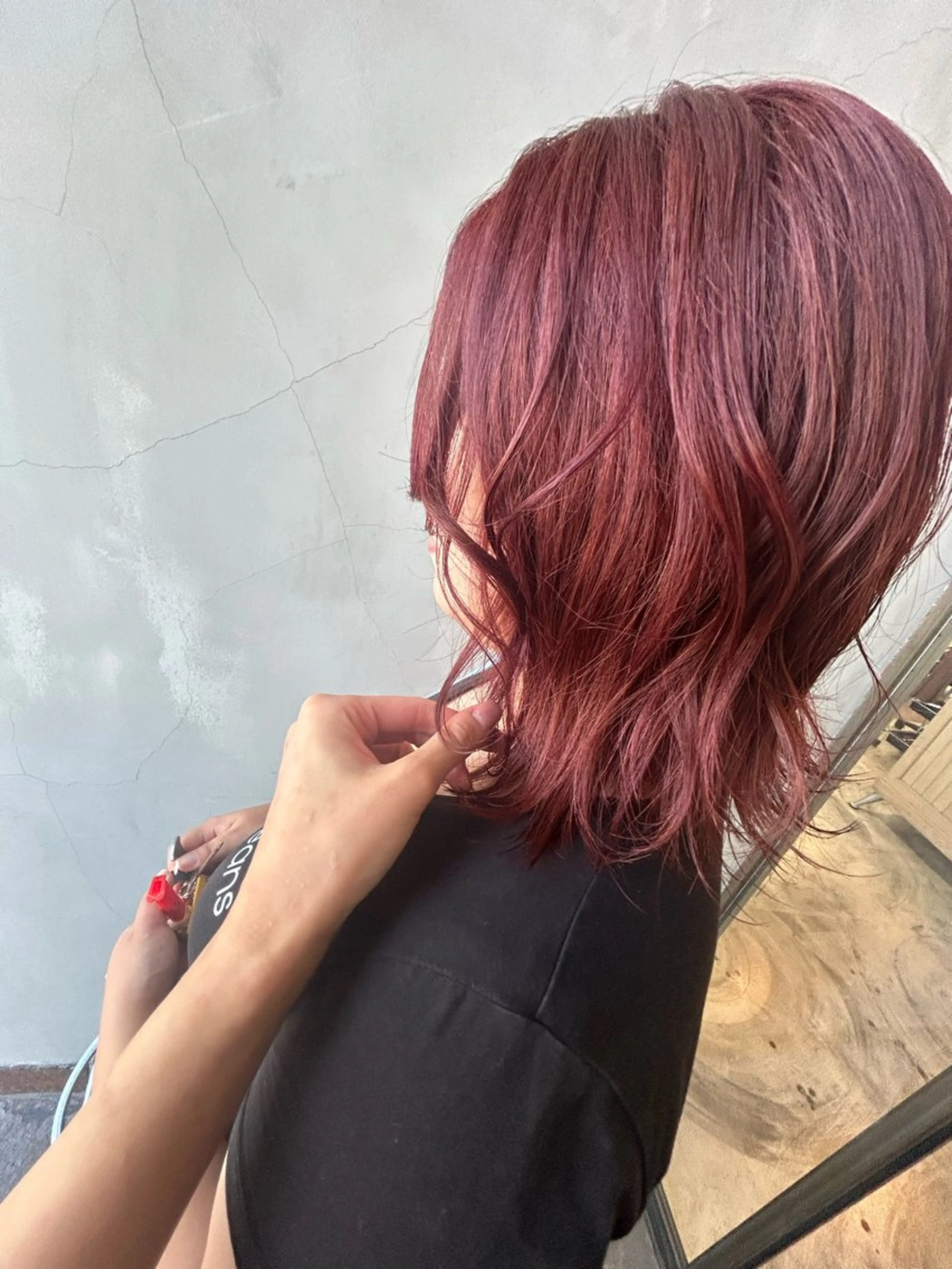 セミロング mao艶カラー🎀 カット/お洒落ヘアのヘアスタイル