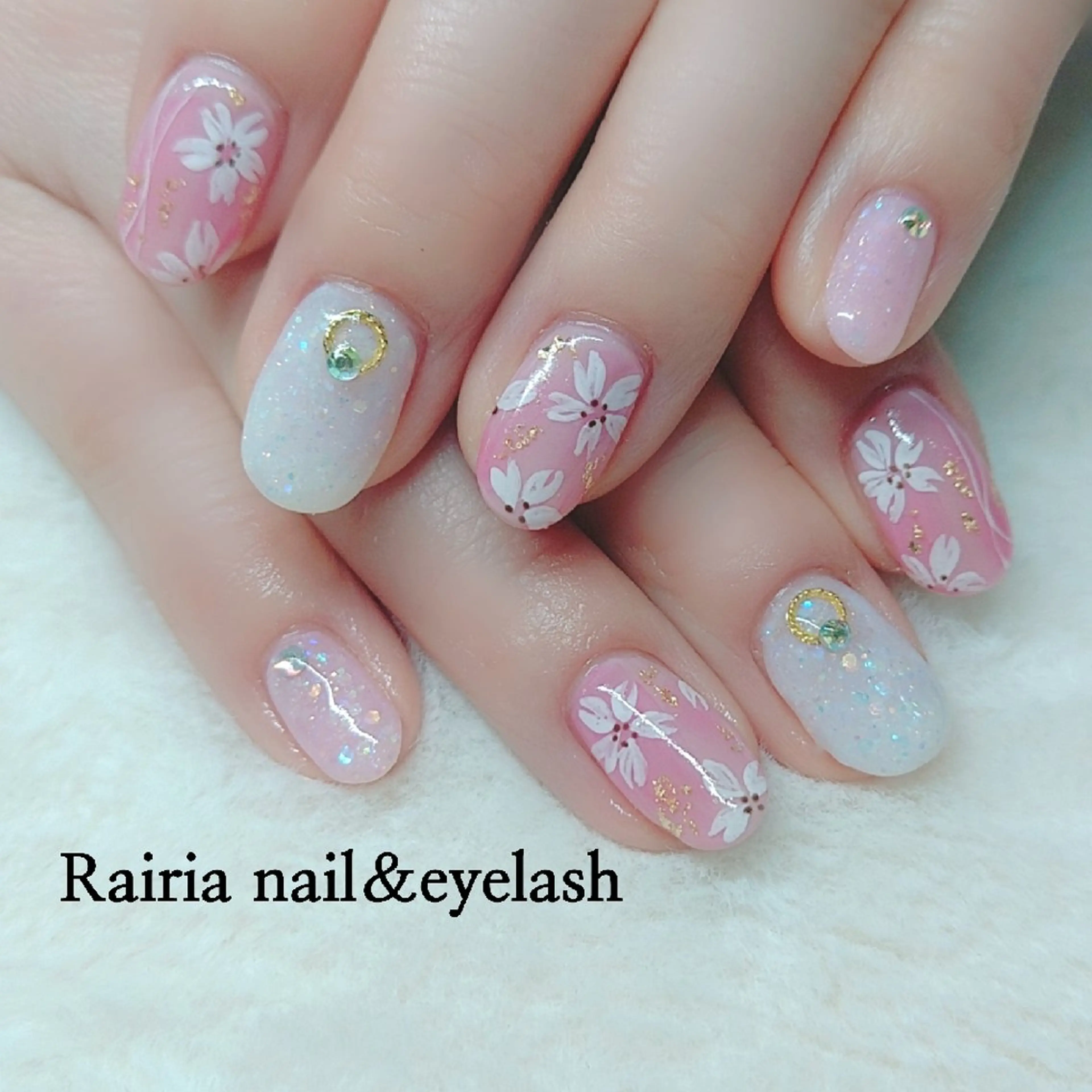 ネイル 持ち込み ハンドネイル Rairia nail&eyelash小岩店所属・Rairianail 小岩店のネイルデザイン