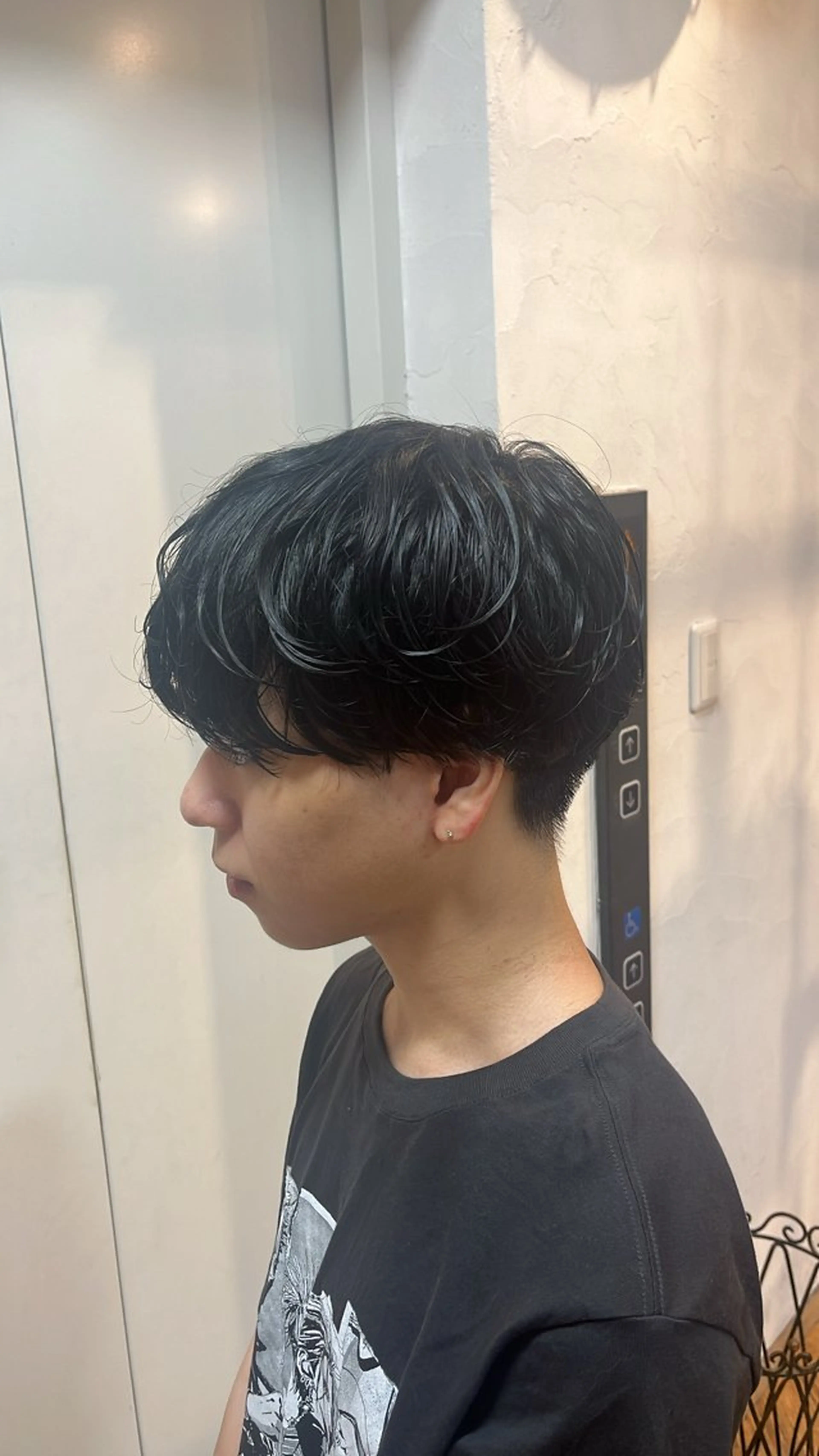 メンズ メンズパーマ シャドーパーマ little kumamoto所属・chinatsu .のヘアスタイル