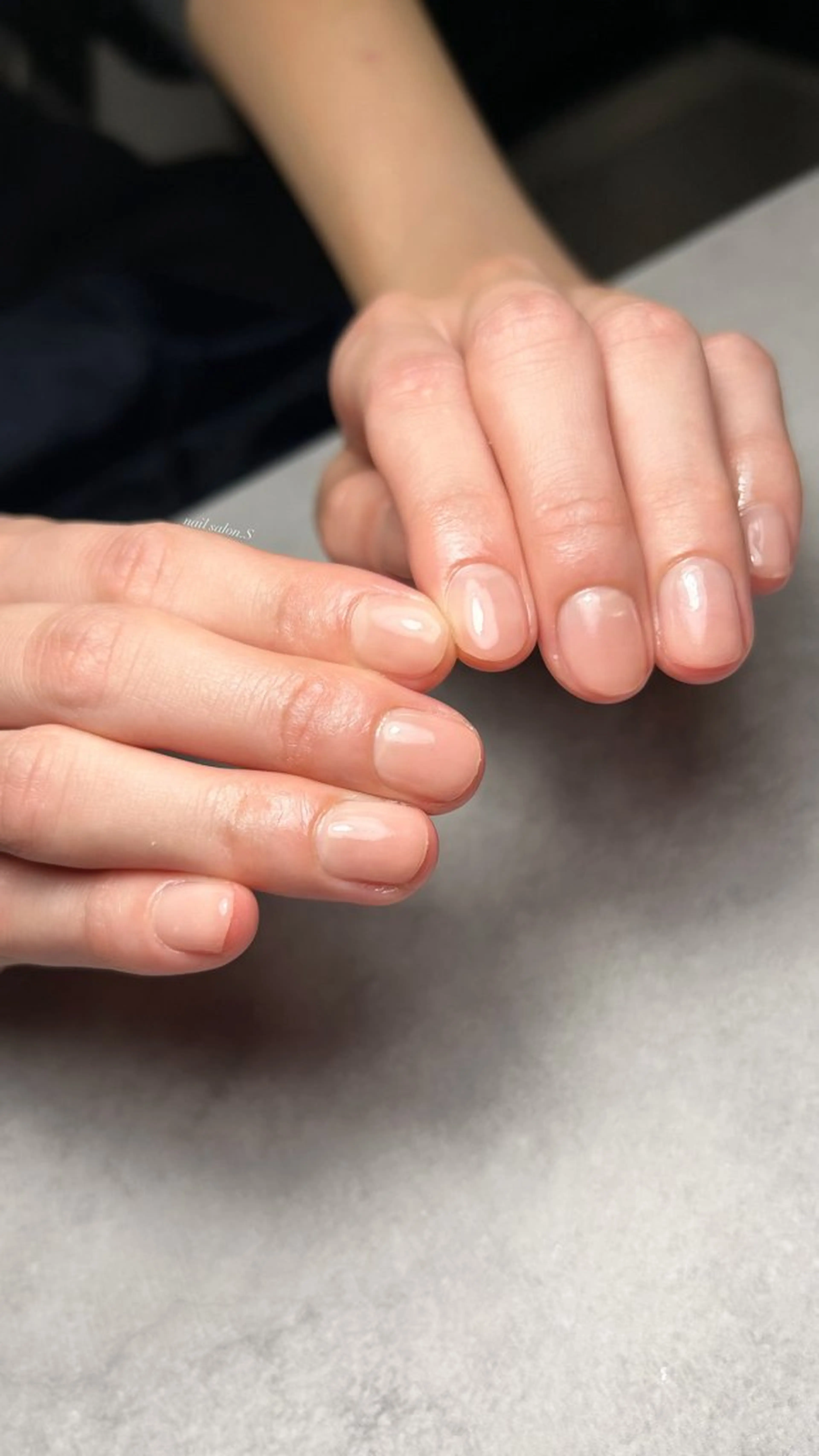 ネイル ジェルネイル 韓国ネイル オフィスネイル ワンカラーネイル ショートネイル ハンドネイル 関山 志乃のネイルデザイン