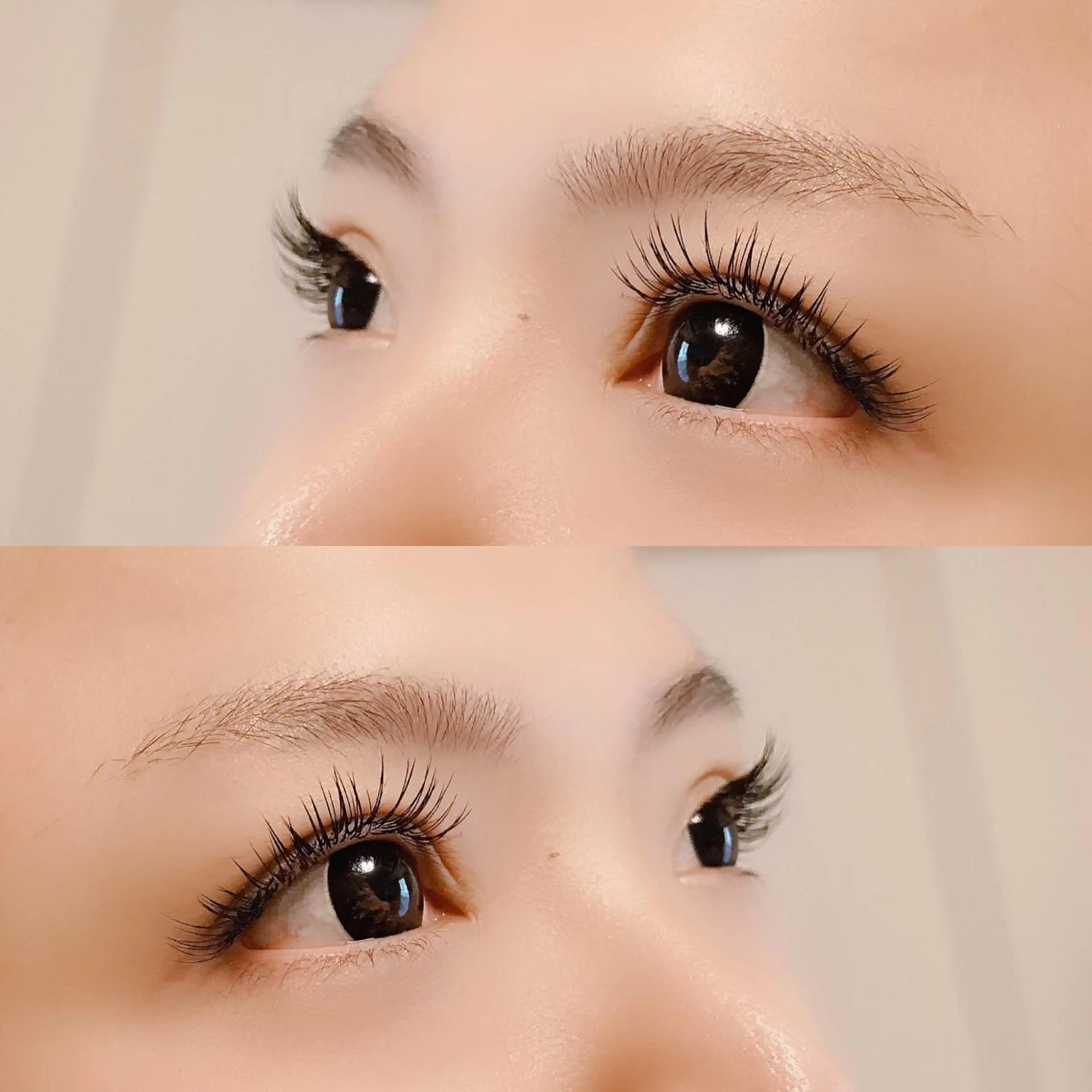 マツエク・マツパ 目尻長め Fleur フルールのマツエク・マツパデザイン