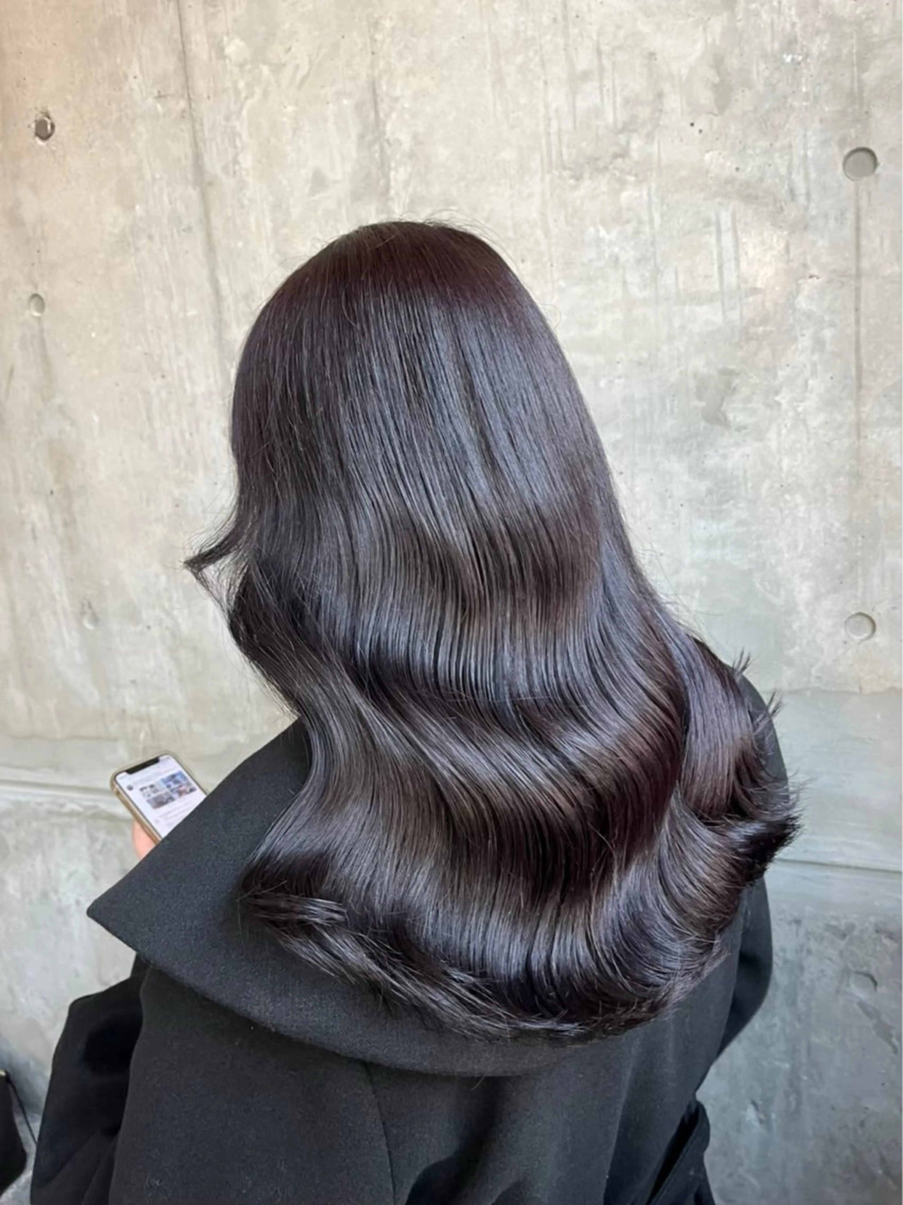 ロング カラー BABY 艶髪暗髪ヘア💖達人のヘアスタイル