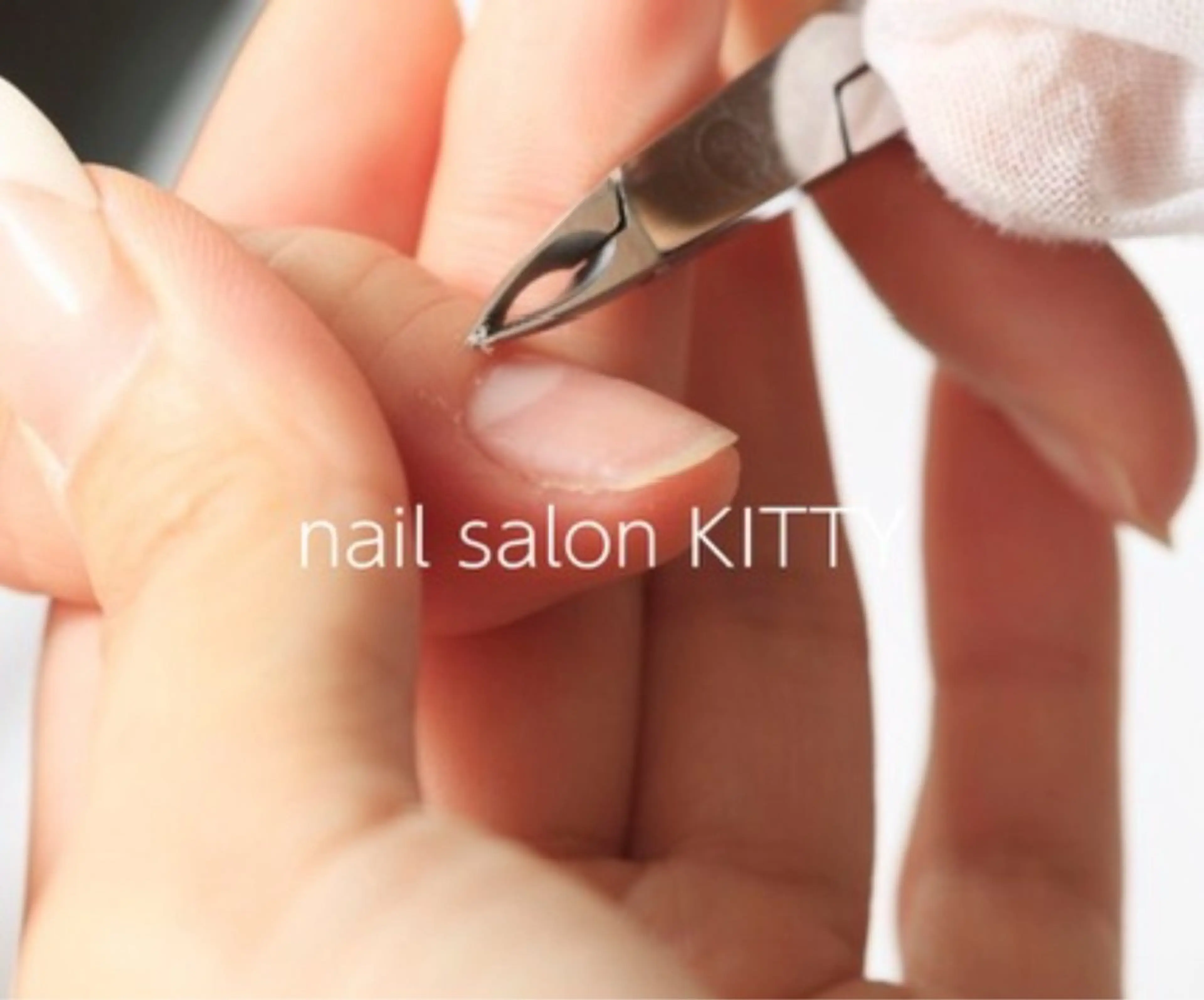 オフ無し❤️甘皮ケア&ワンカラーの写真