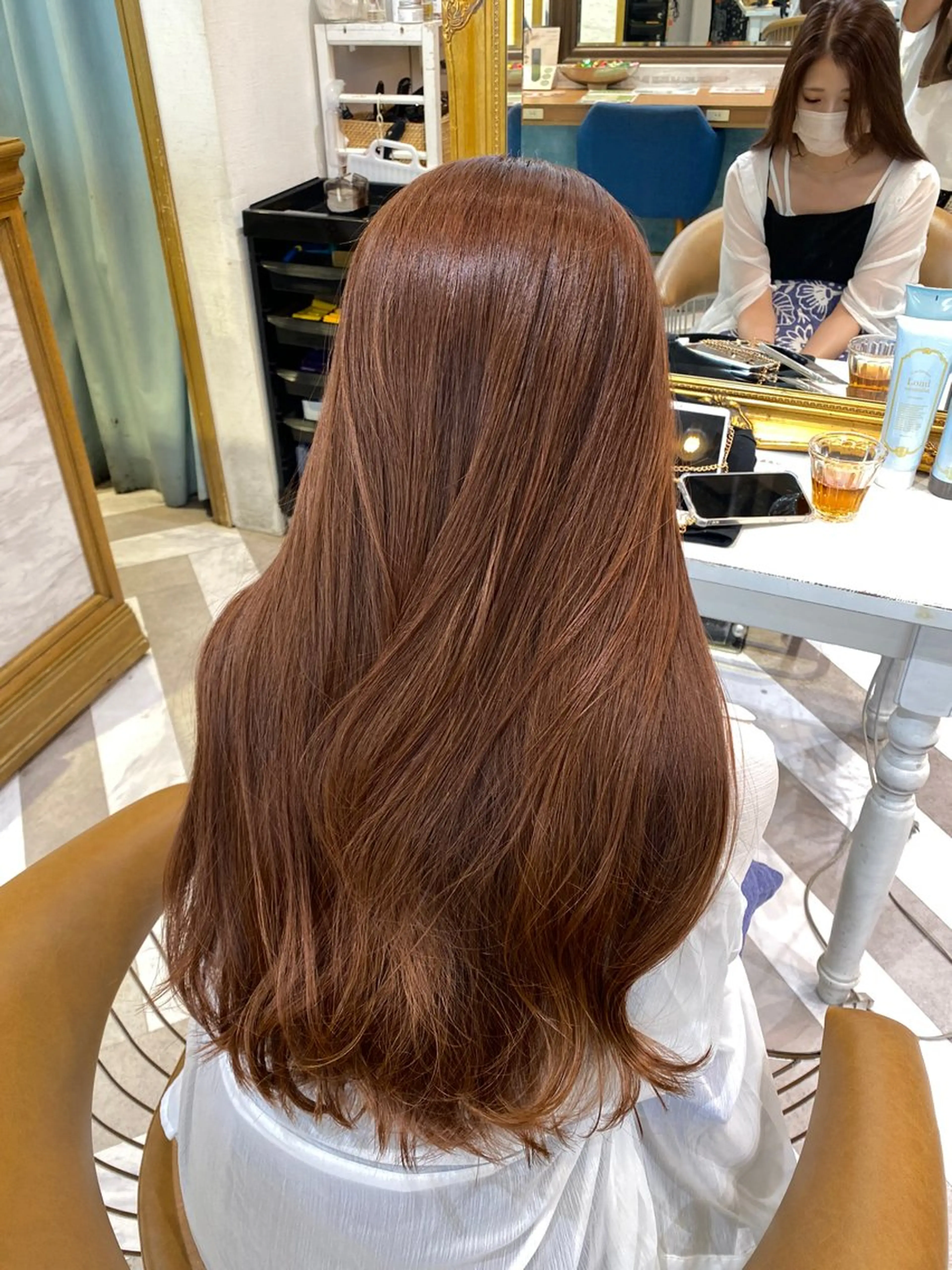 ロング カラー カット ヘアカラー トリートメント レイヤーカット /透明感カラー西田のヘアスタイル