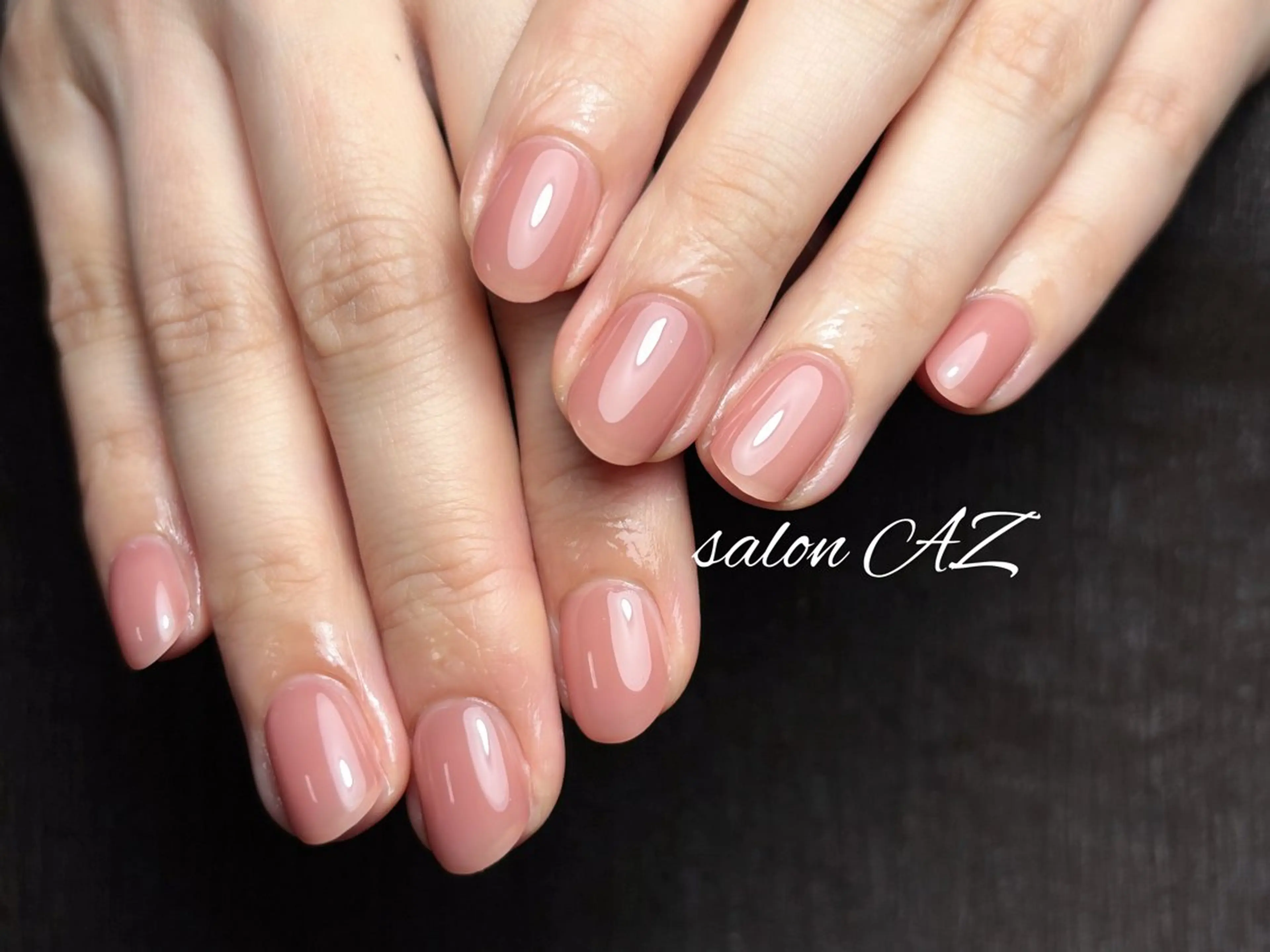 ネイル アートネイル 長さ出し フットネイル フレンチネイル ジェルネイル salon AZのネイルデザイン