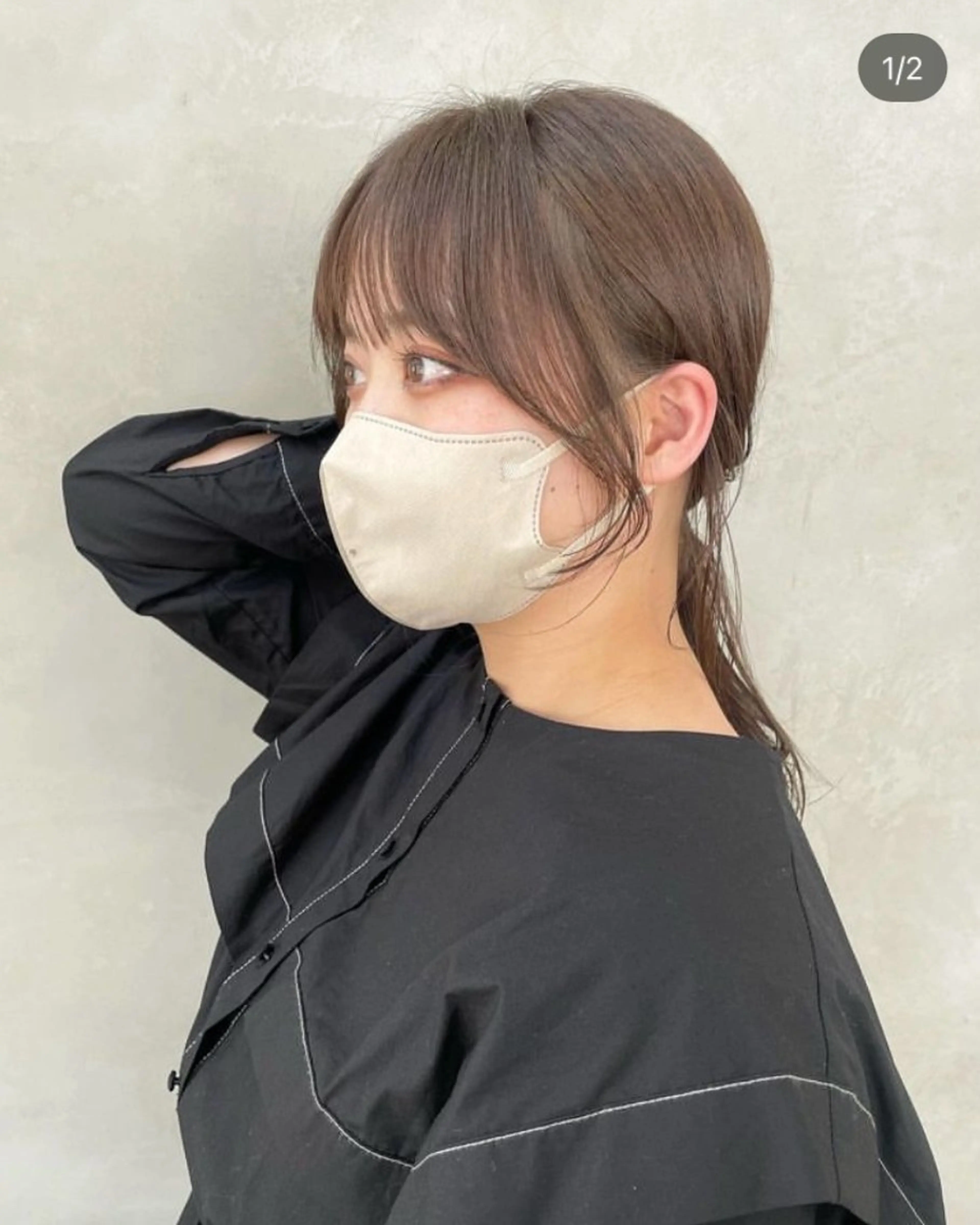 ⭐️ミニモ限定⭐️顔まわりカット＋カラー¥8000の写真