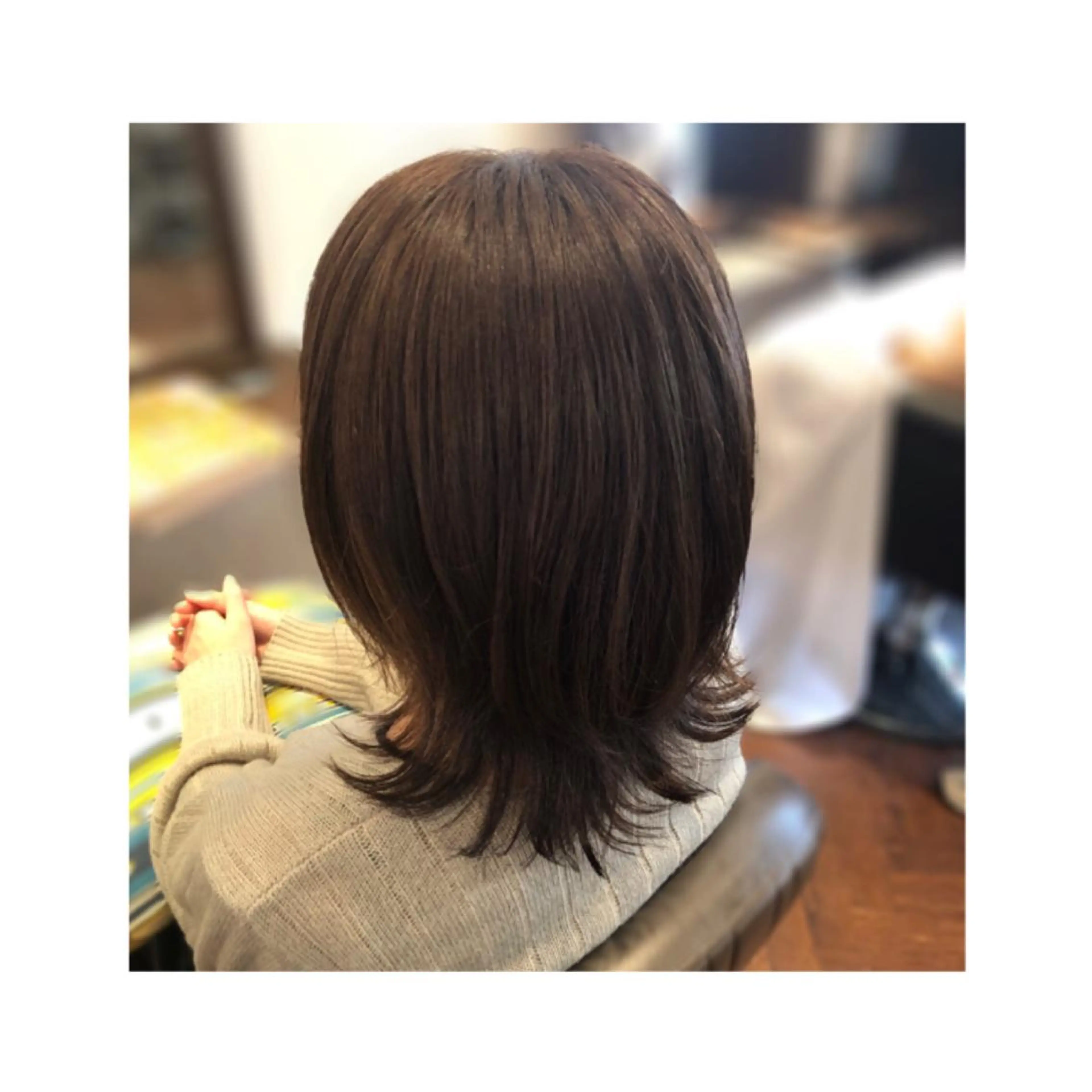 ミディアム カラー ヘアカラー トリートメント まちだ ひとみのヘアスタイル