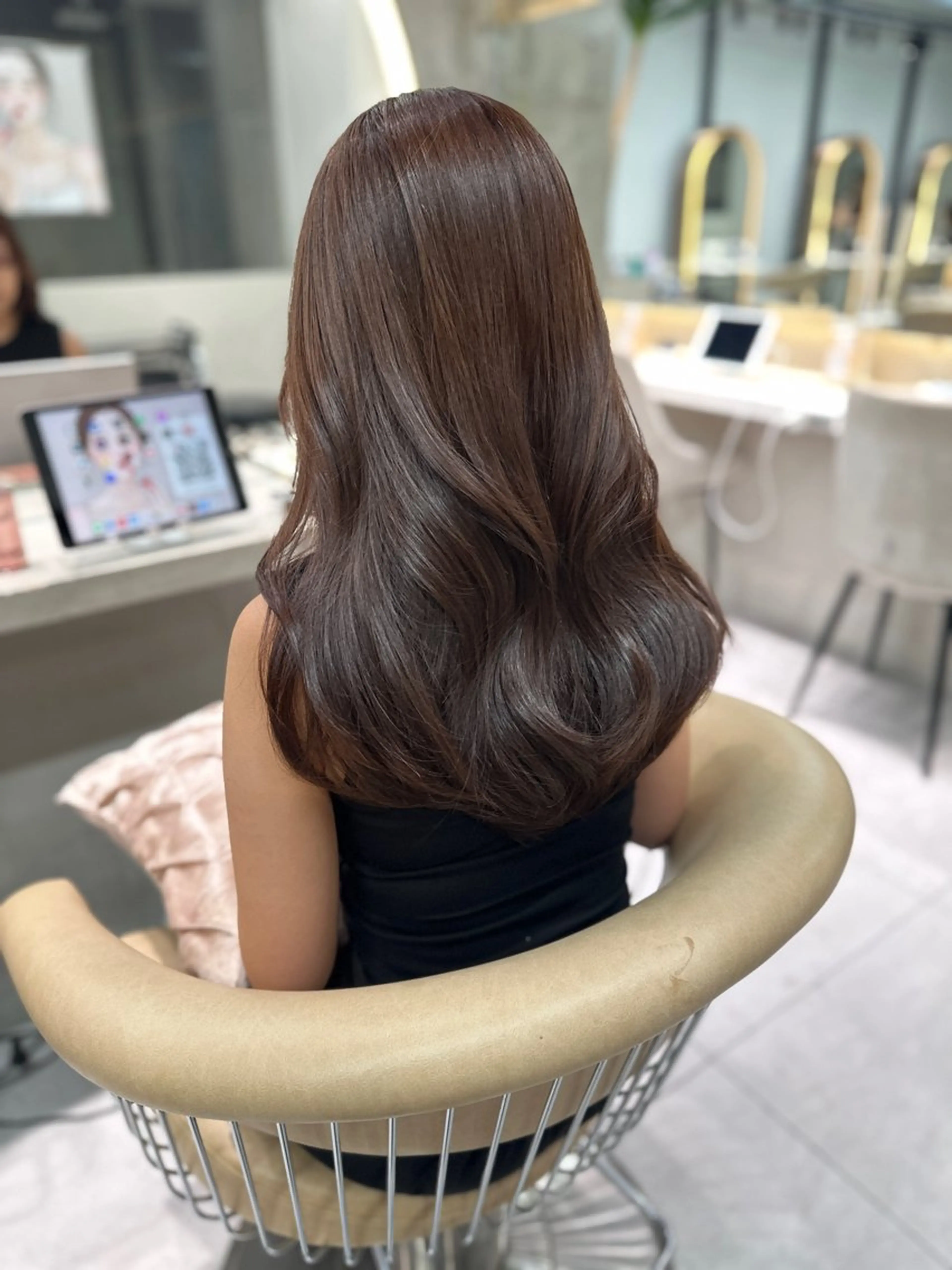 セミロング カラー カット ヘアカラー トリートメント 《髪質改善✖️オリー ブ🧸》小嶋拓也のヘアスタイル