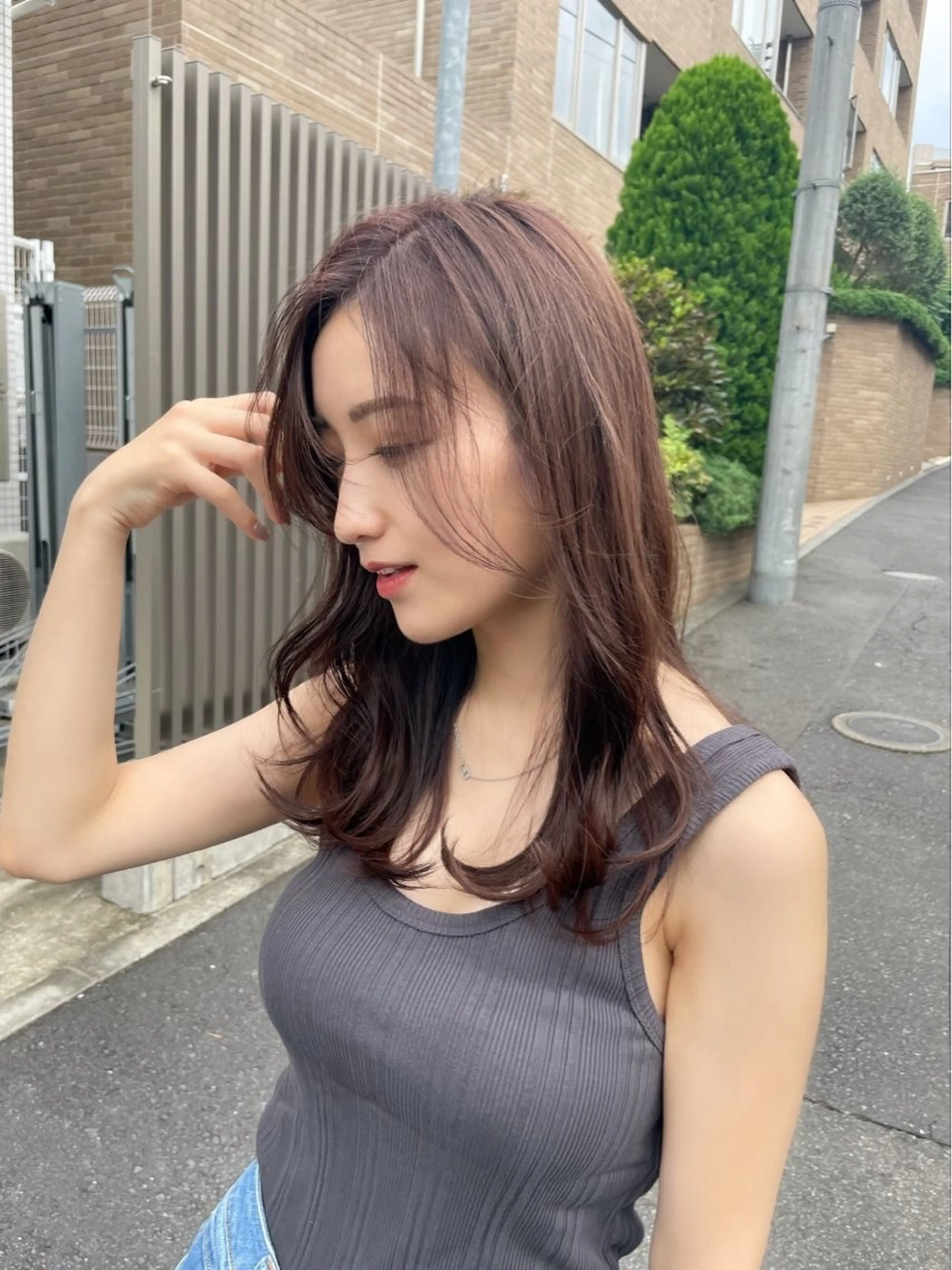 【超🉐】髪質改善ケアカラー(シャンプーブロー込み)の写真