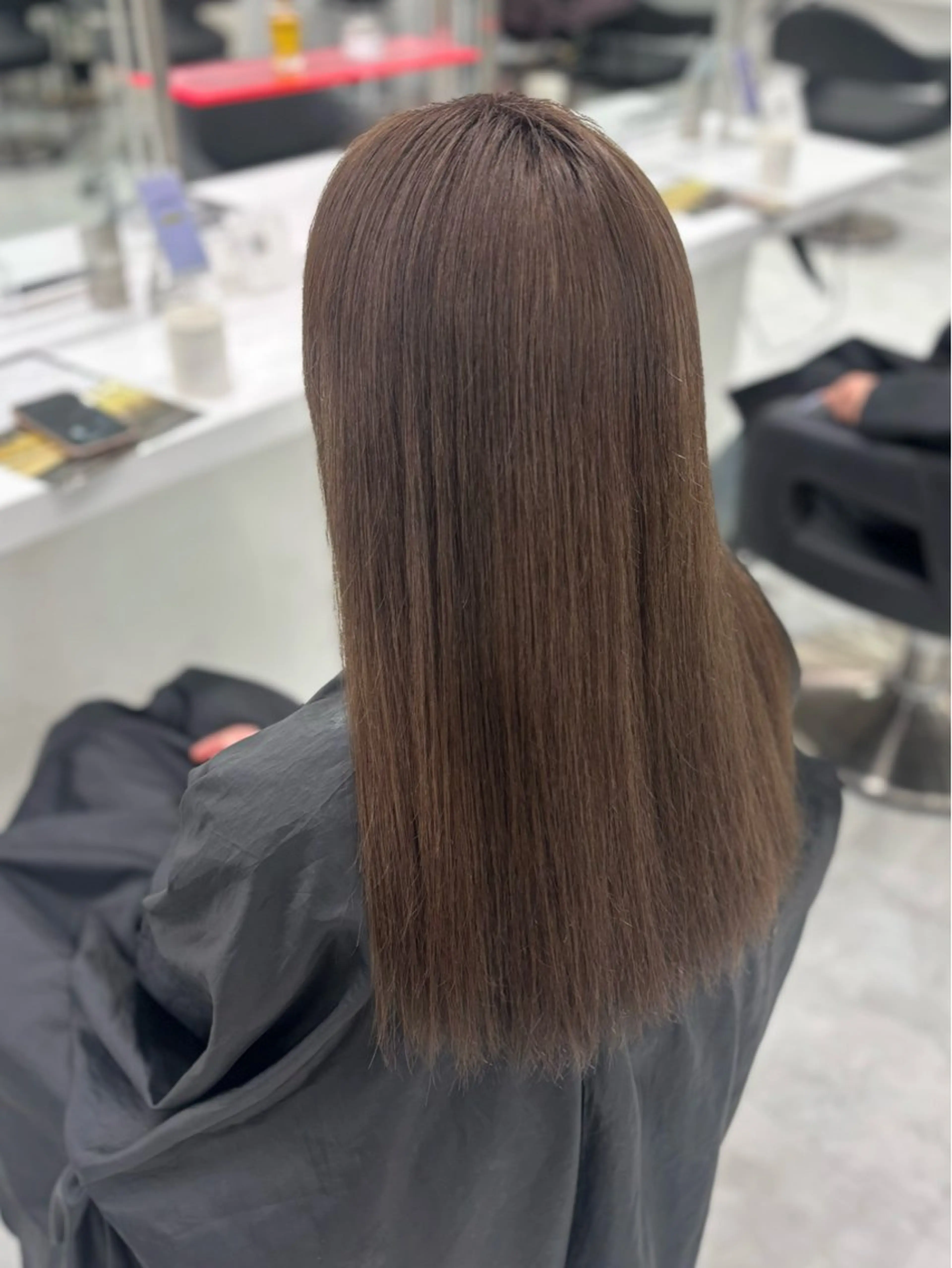 ロング カラー ヘアカラー トリートメント 韓国トレンドヘア🤍 Chima🤍のヘアスタイル