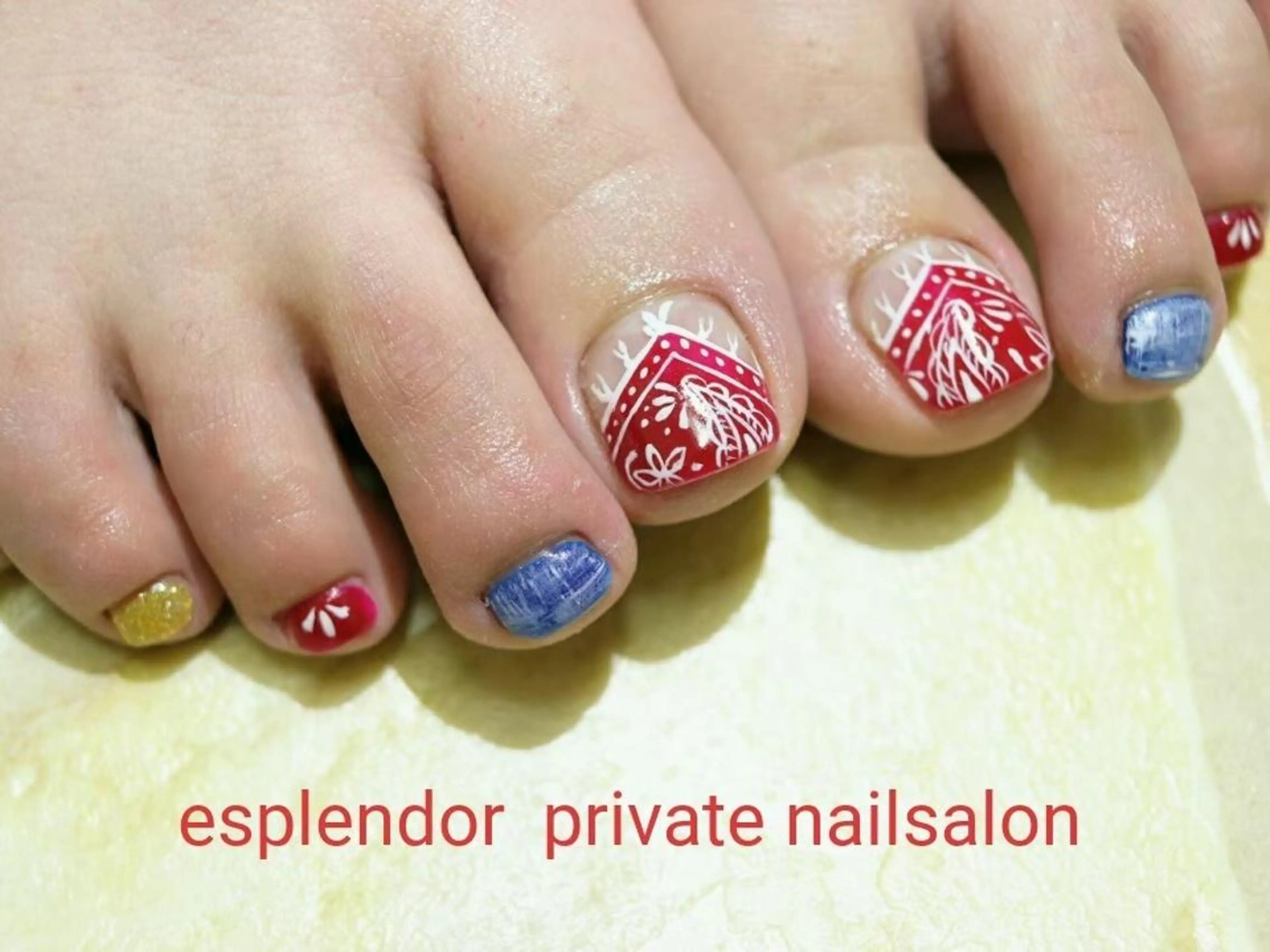 ネイル フットネイル esplendor  エスプレンドル所属・esplendor  エスプレンドルのネイルデザイン