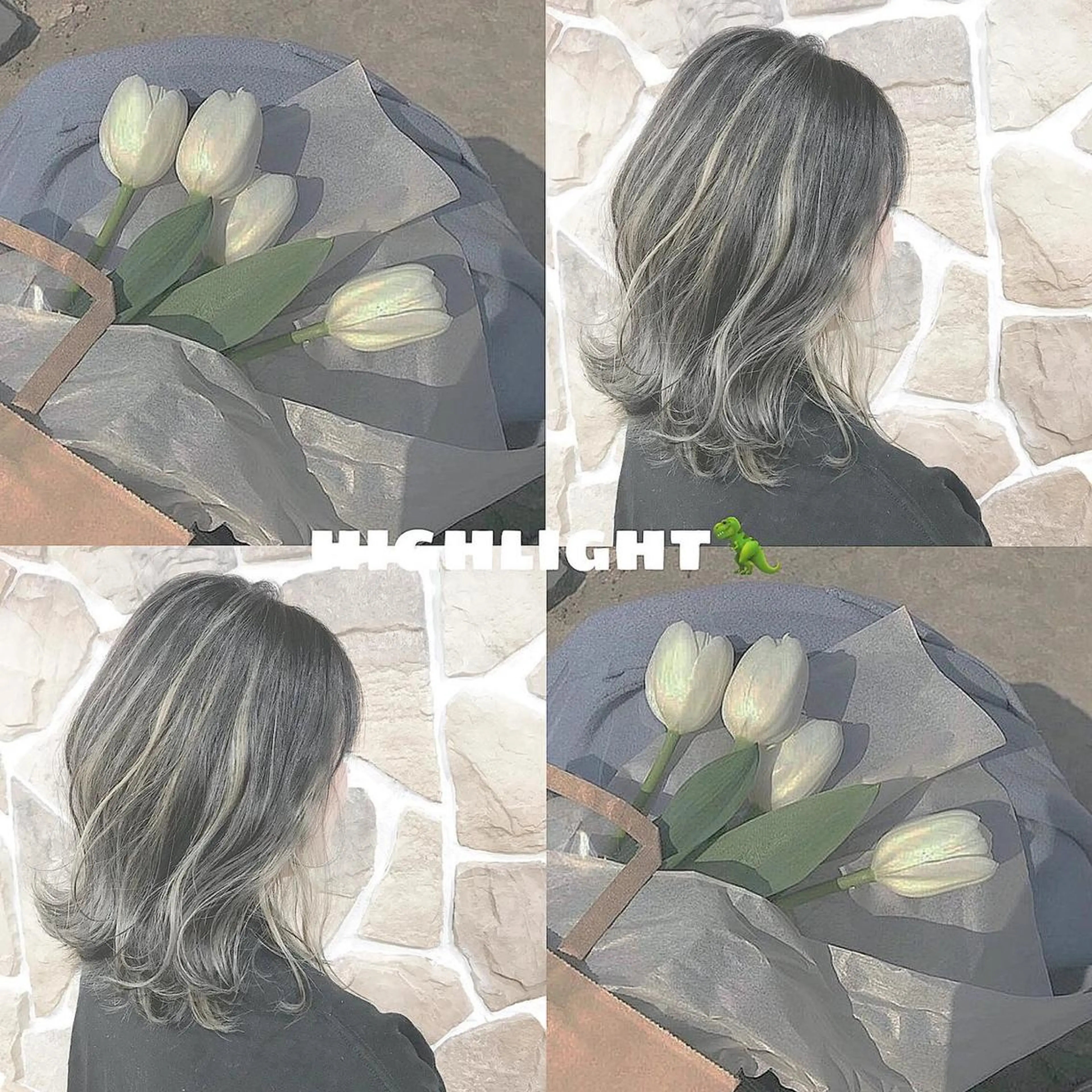 ミディアム カラー パーマ ヘアアレンジ ヘアカラー ami by Absolute所属・🐠店長 二田直人🐠のヘアスタイル