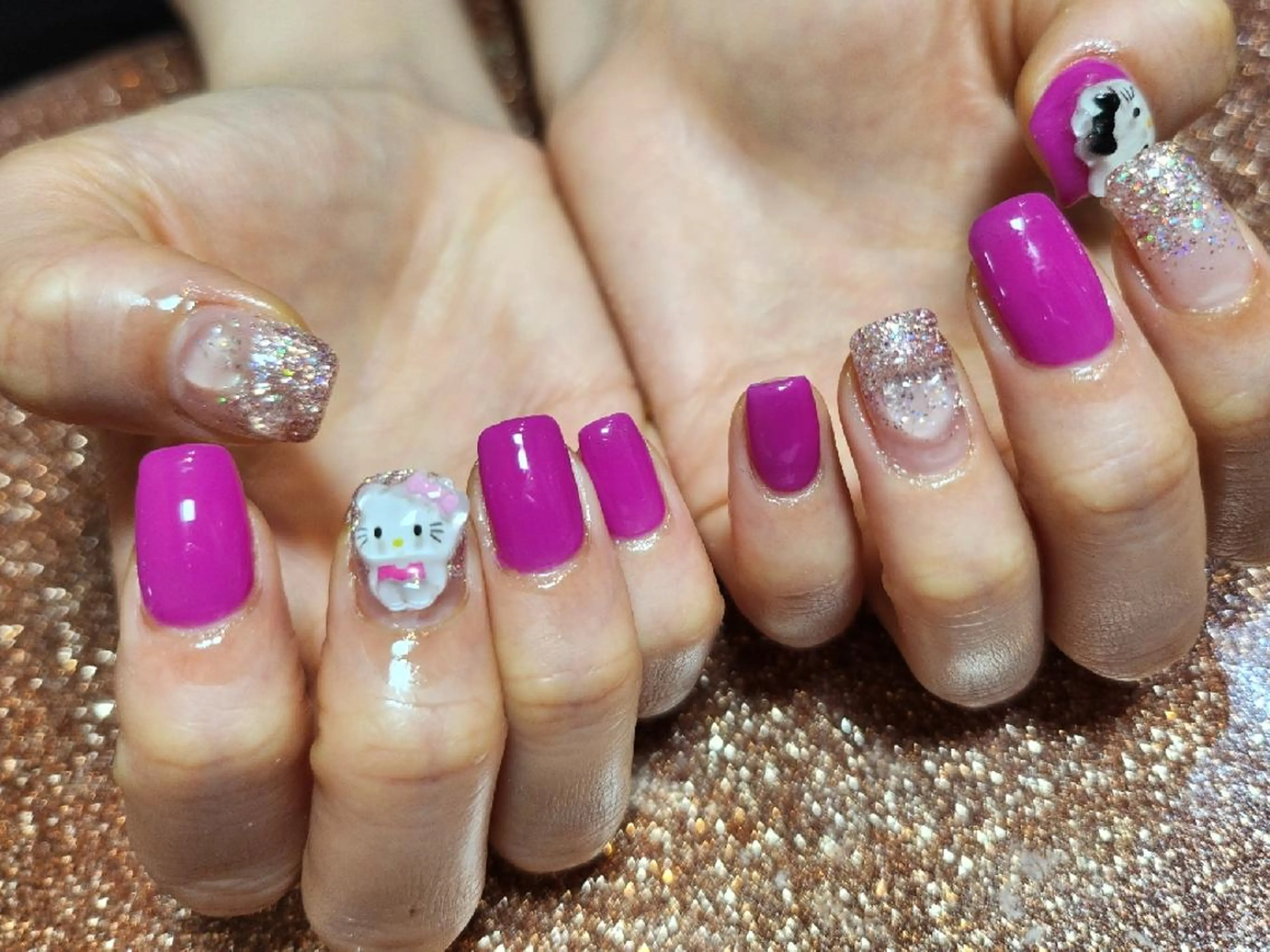 ネイル ハンドネイル 💜bora .のネイルデザイン