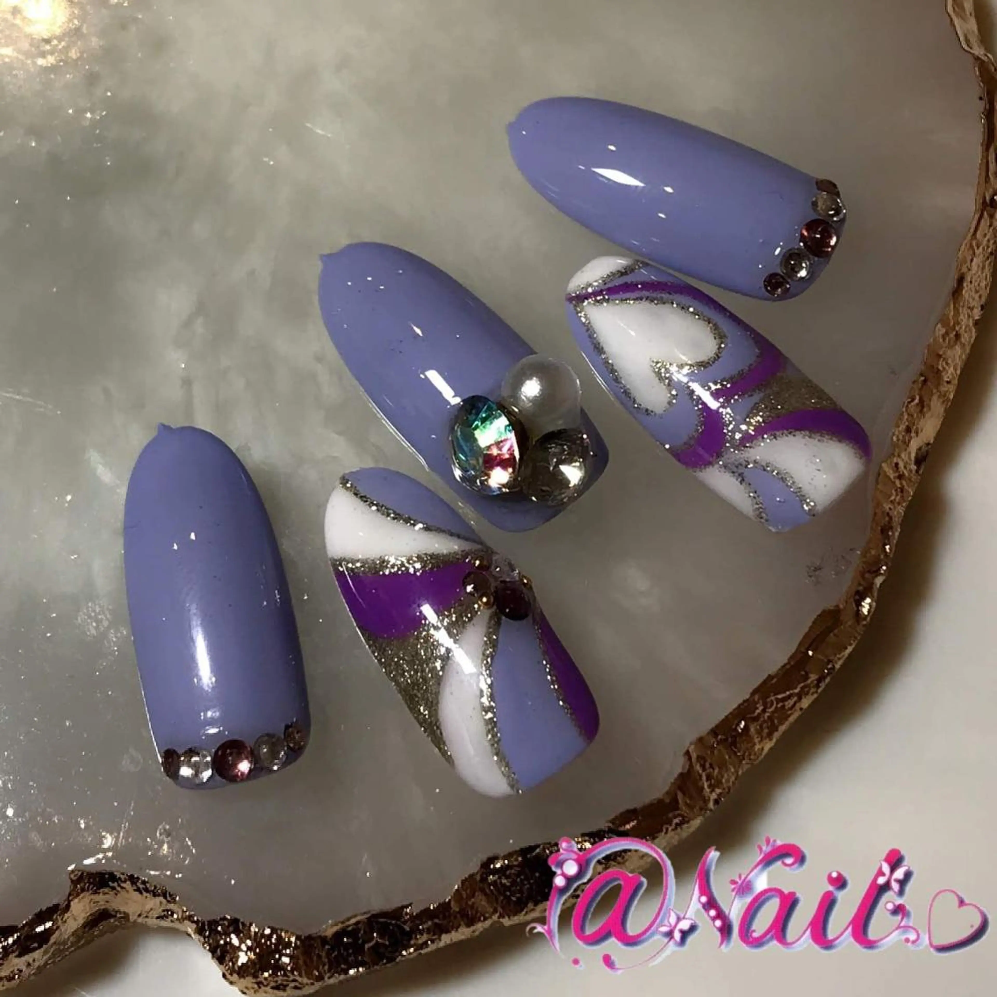 ネイル ネイルチップ 小尾 栞のネイルデザイン