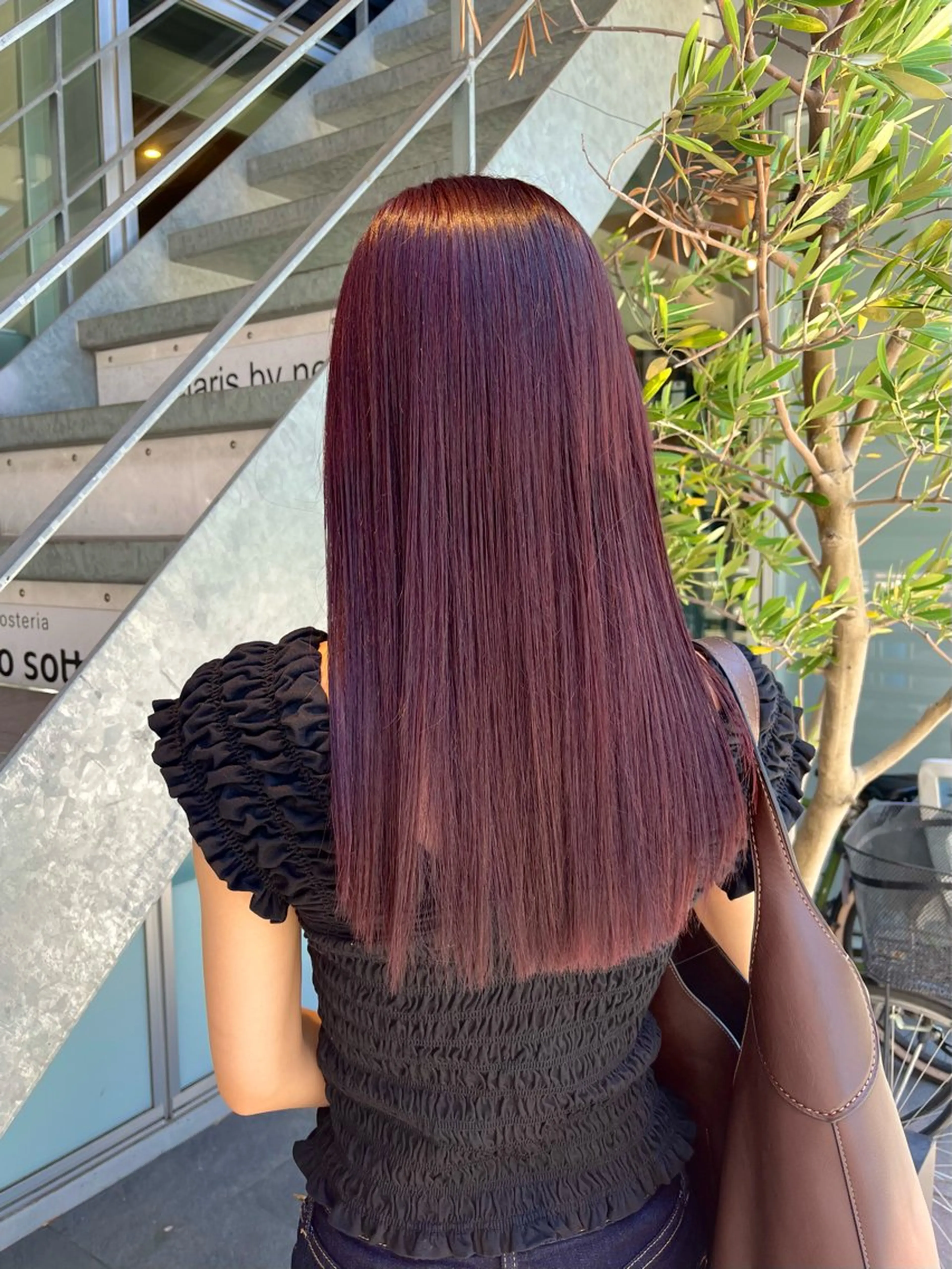 ロング カラー イケハラ ナナミのヘアスタイル