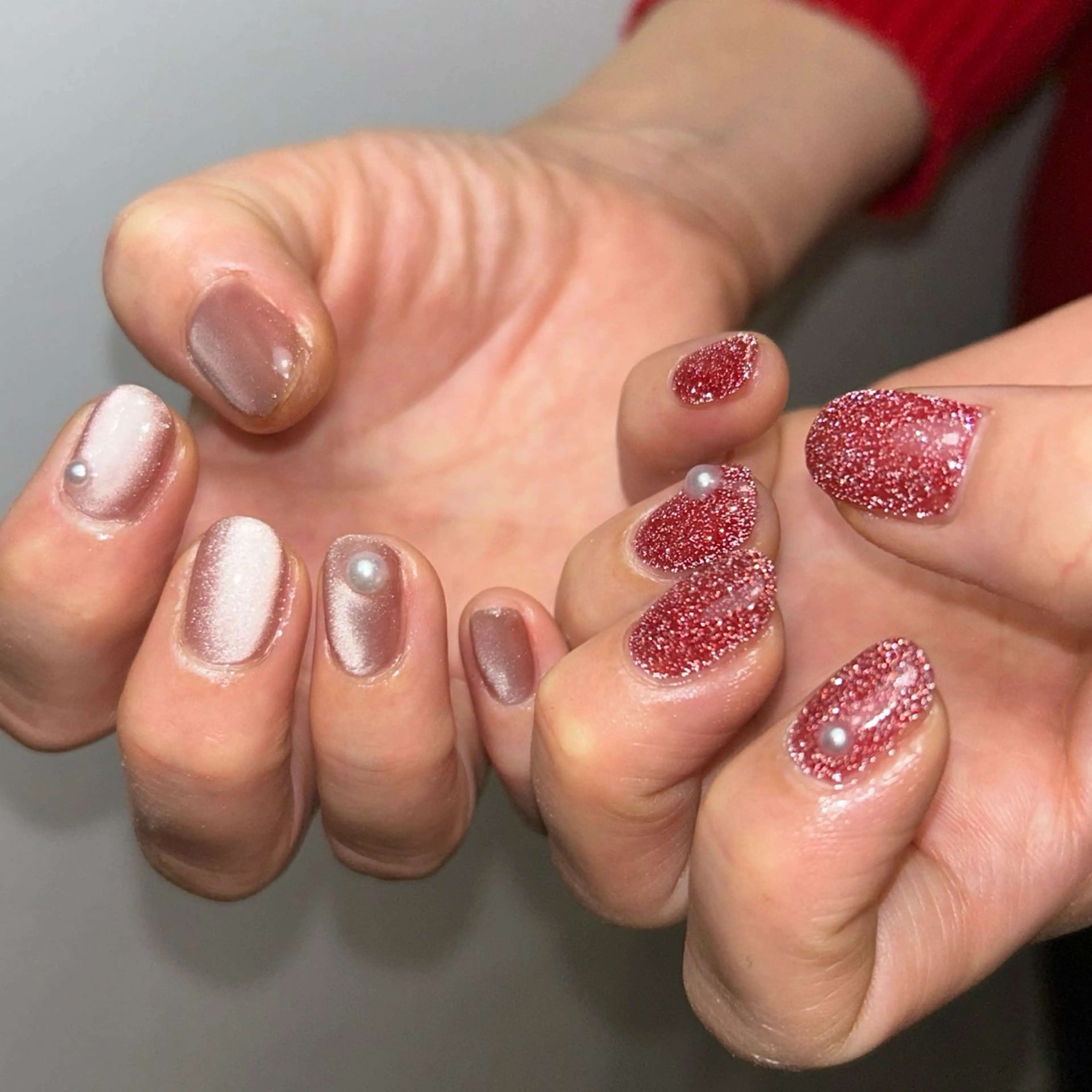 ネイル ハンドネイル NINEnami ニュアンスネイルのネイルデザイン