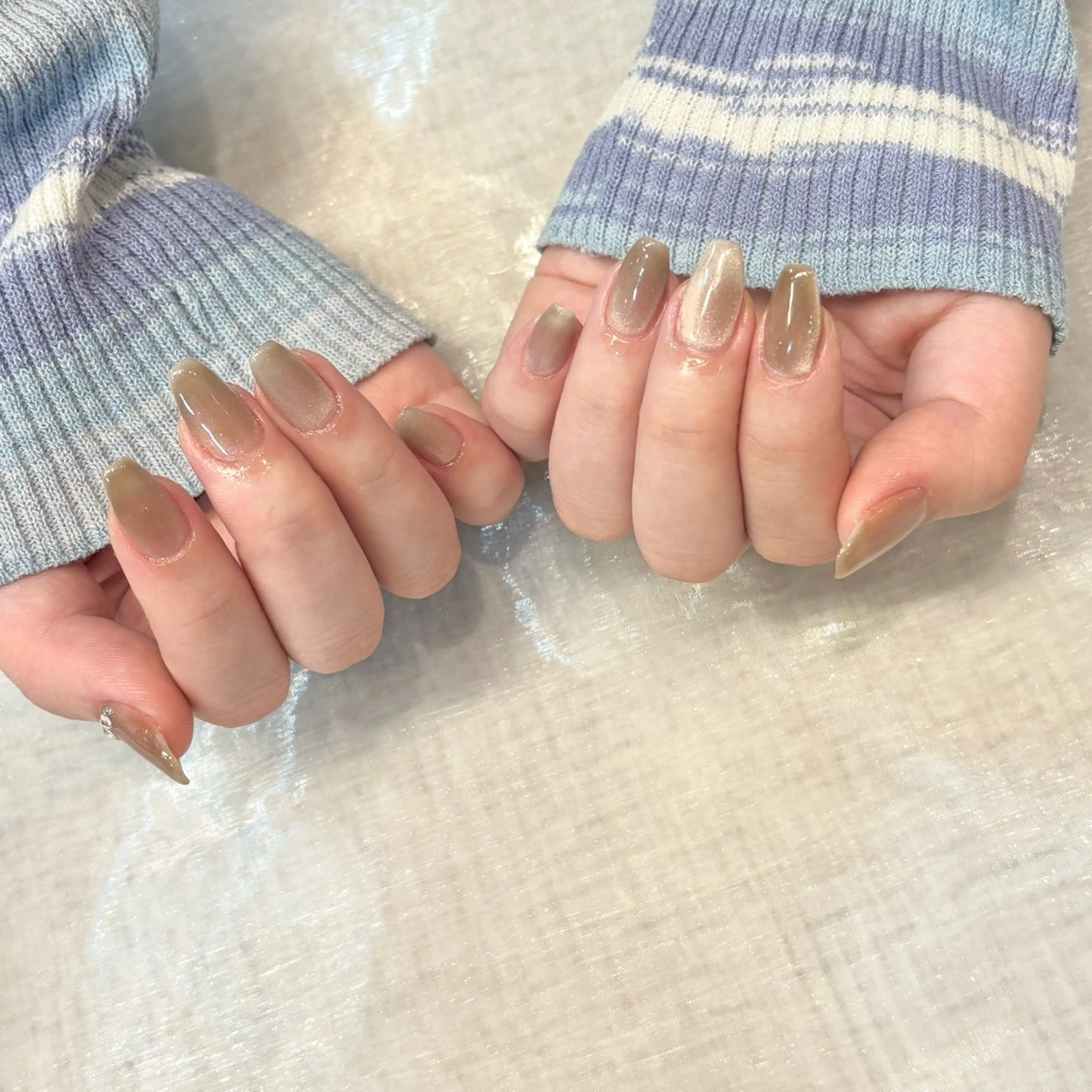 ネイル ジェルネイル マグネットネイル ハンドネイル フットネイル Chipie_ ayanoのネイルデザイン