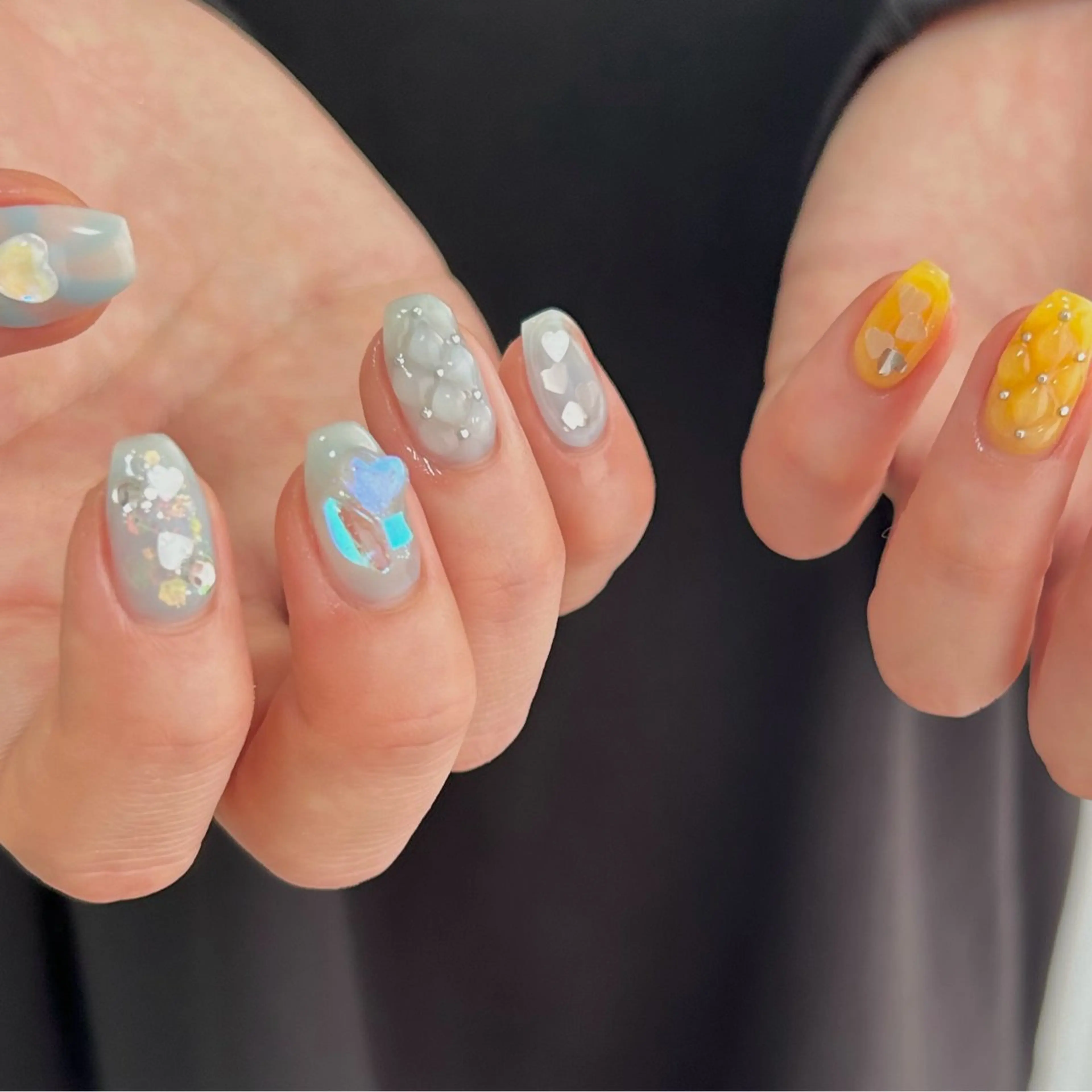 ミディアム ショートネイル. Home sweetのネイルデザイン