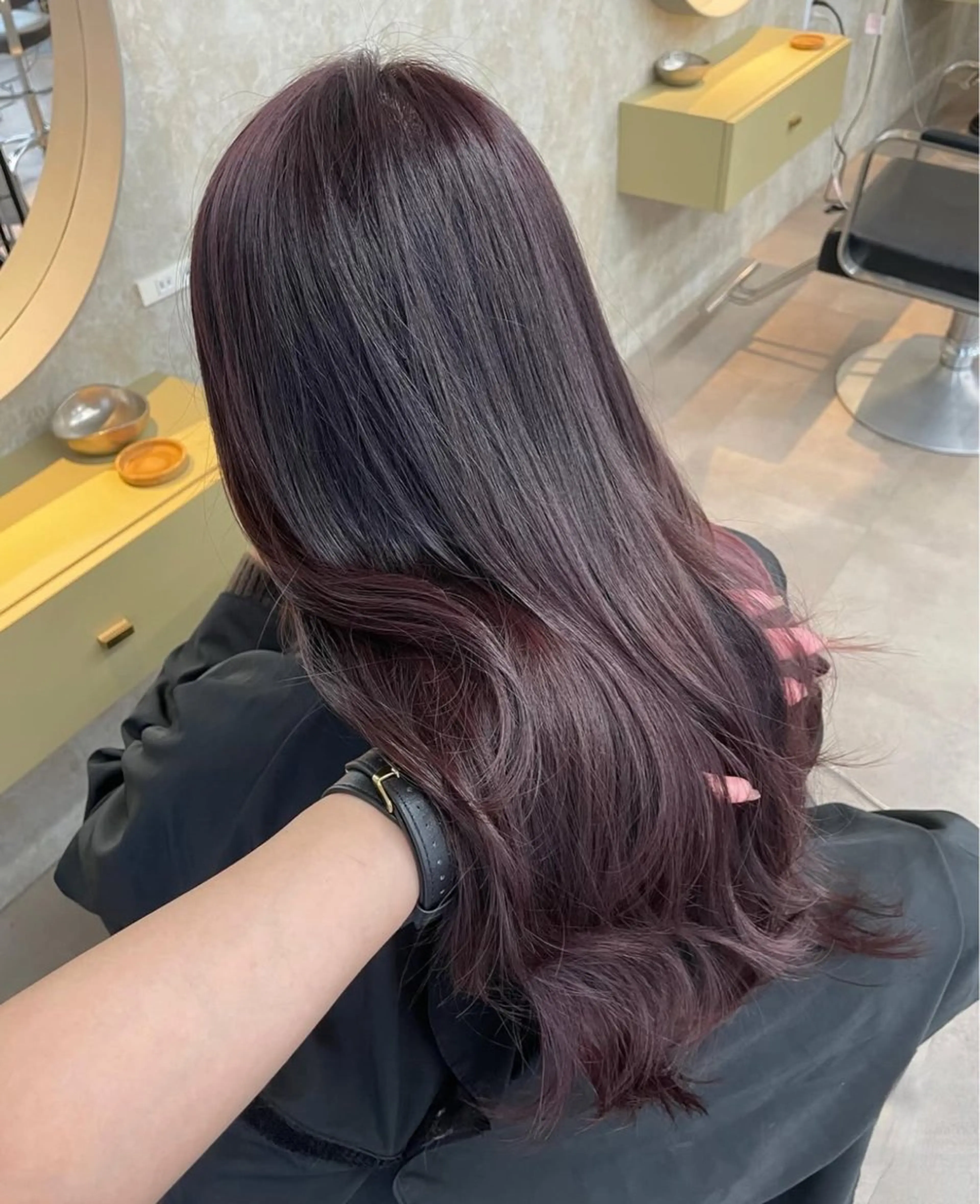 ロング カラー カット ヘアカラー トリートメント MISATO THIRD SHOPのヘアスタイル