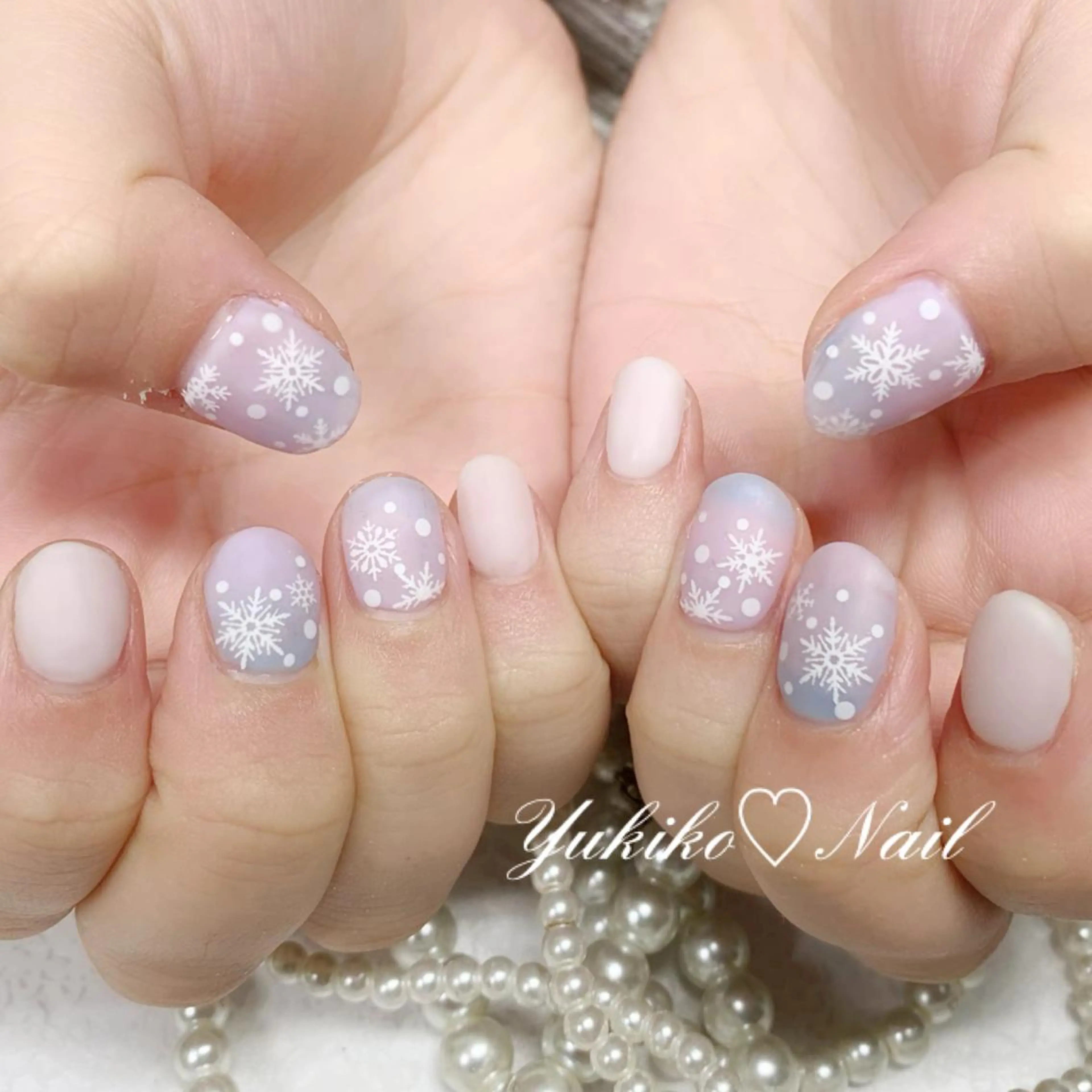 ネイル グラデーション ハンドネイル ユキコ ネイルのネイルデザイン