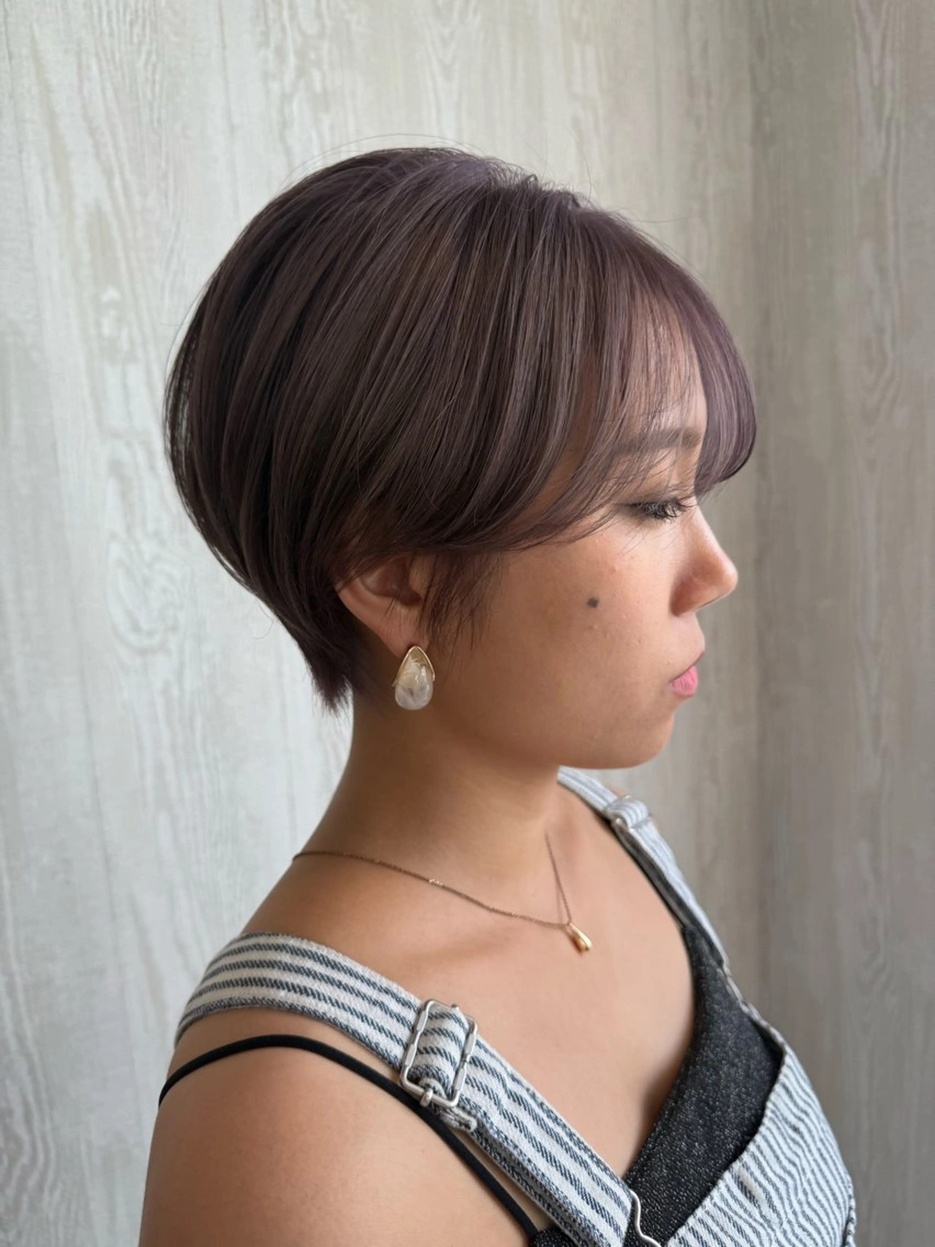 ショート ショートボブ ショートレイヤー ボブ 顔まわりレイヤー 顔周りカット 河合秀明/ショート /ボブ/レイヤーのヘアスタイル