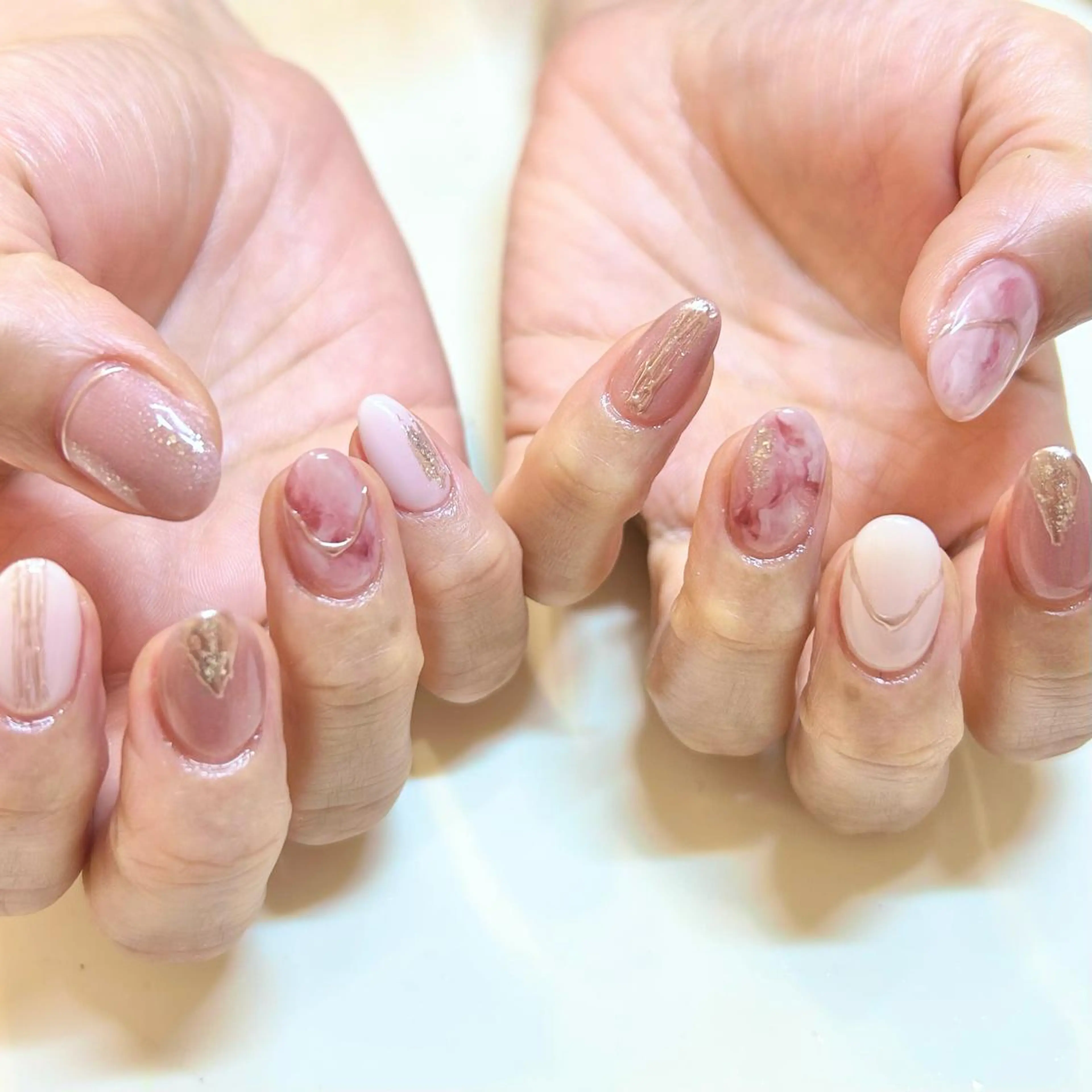 ネイル ハンドネイル 藤原 みゆのネイルデザイン