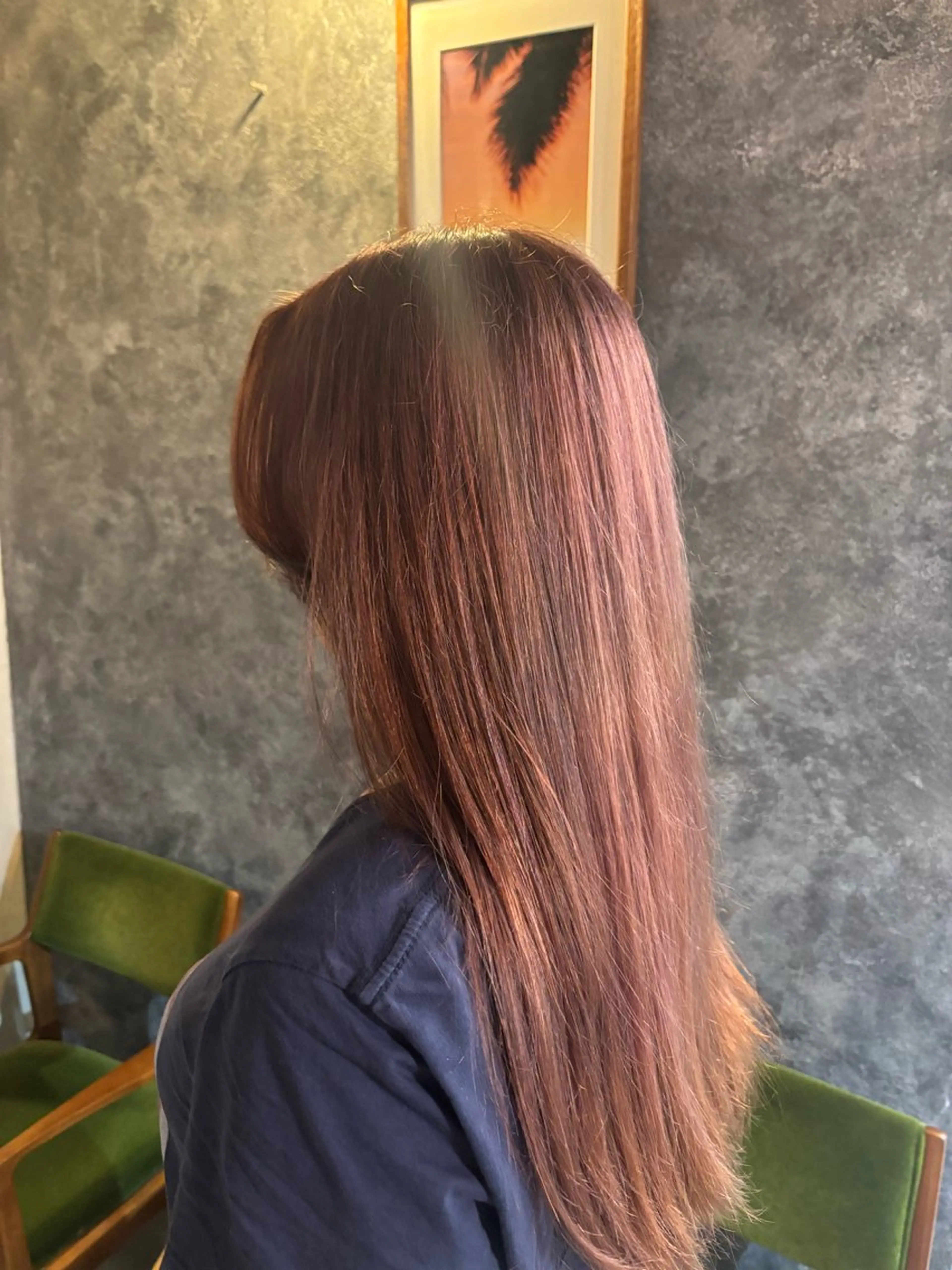 ロング カラー ヘアアレンジ Hair ruup 平良那生のヘアスタイル