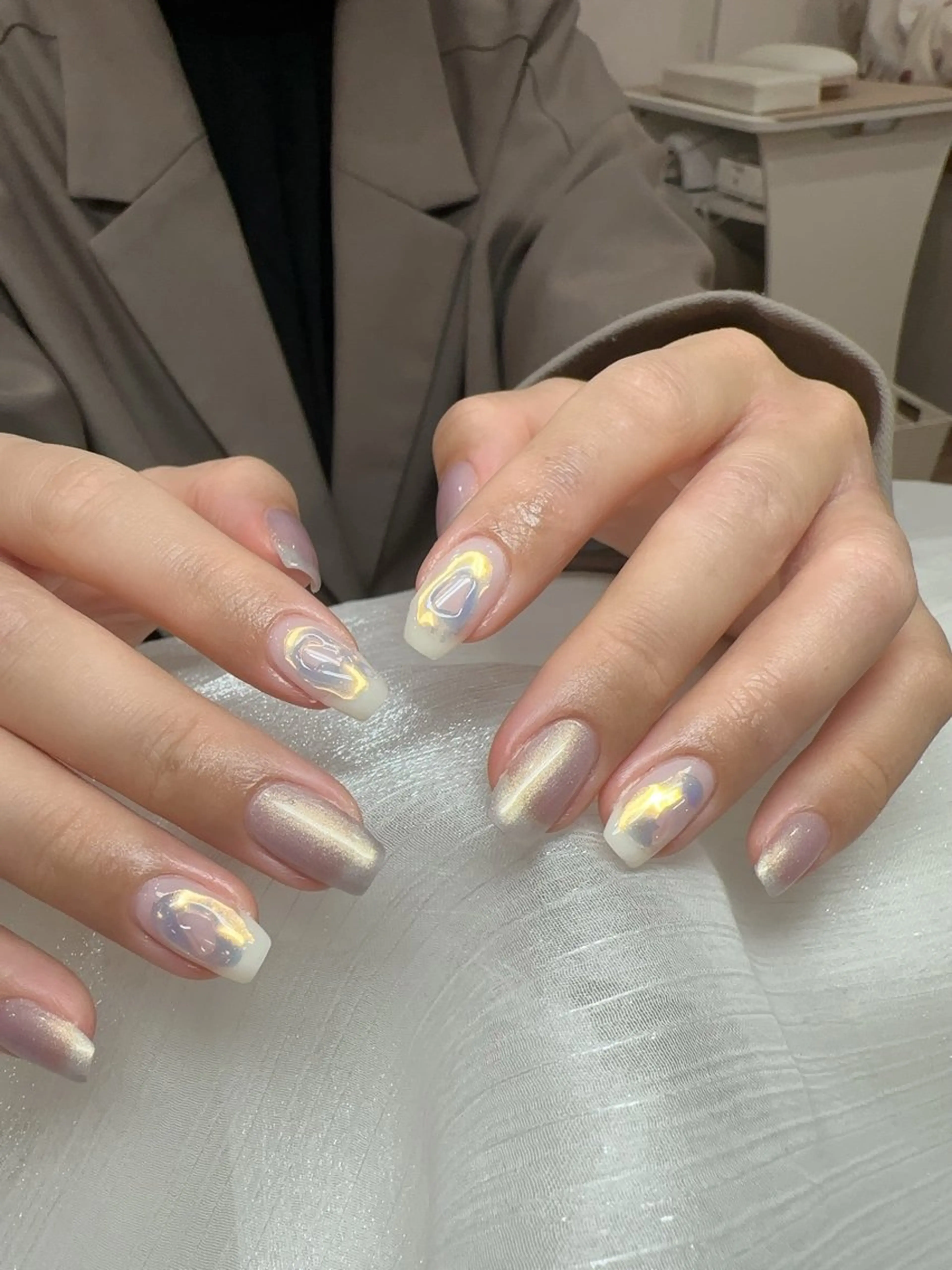 ネイル ハンドネイル ハンドケア Ui_Amor (パラジェル)のネイルデザイン