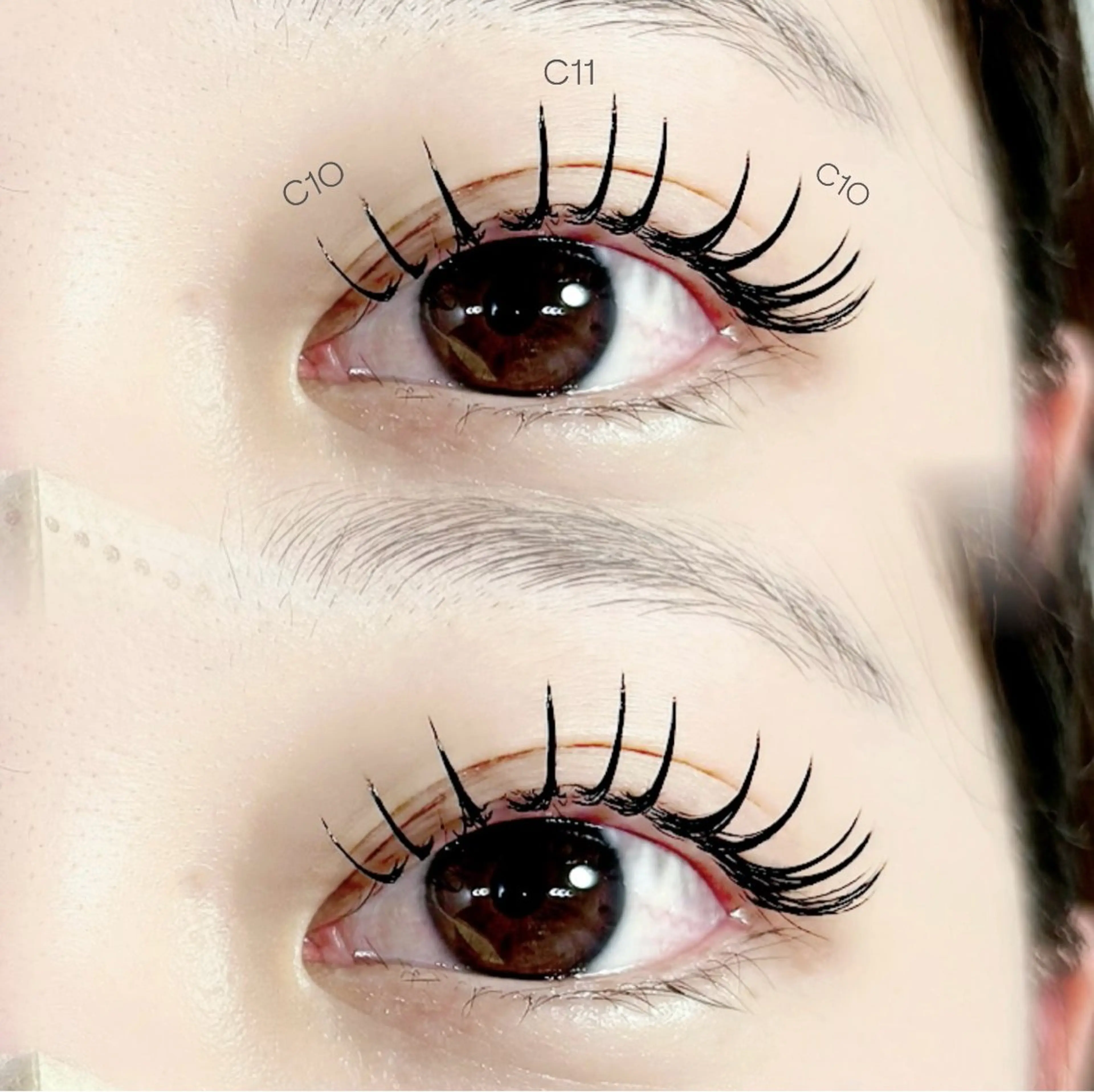 『 フラットラッシュ 』  80本（オフ込み）🍒ྀི💝 コーティング剤束感仕上げで激盛れ🎀の写真