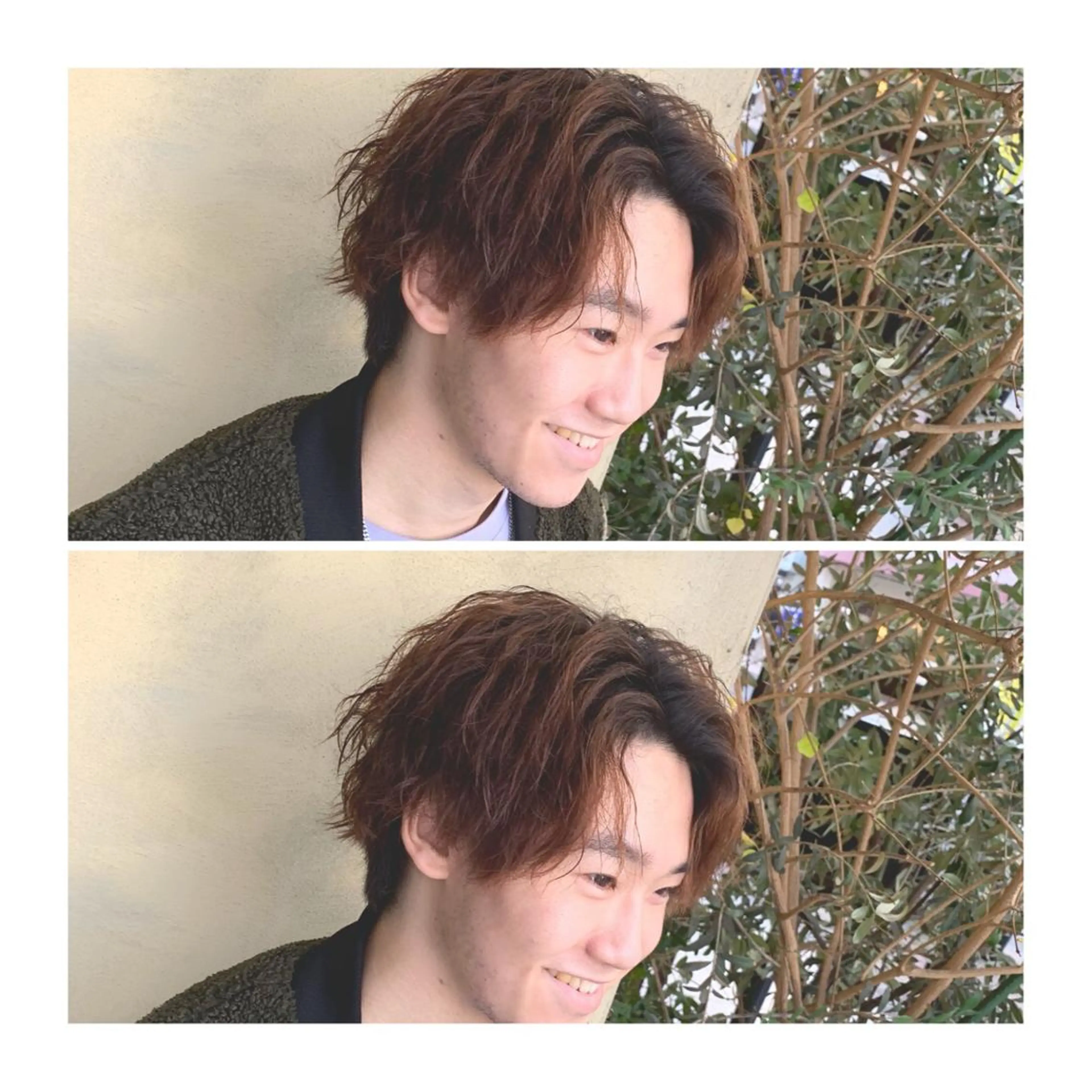 ショート パーマ ヘアアレンジ メンズ ange☞ soutaのヘアスタイル