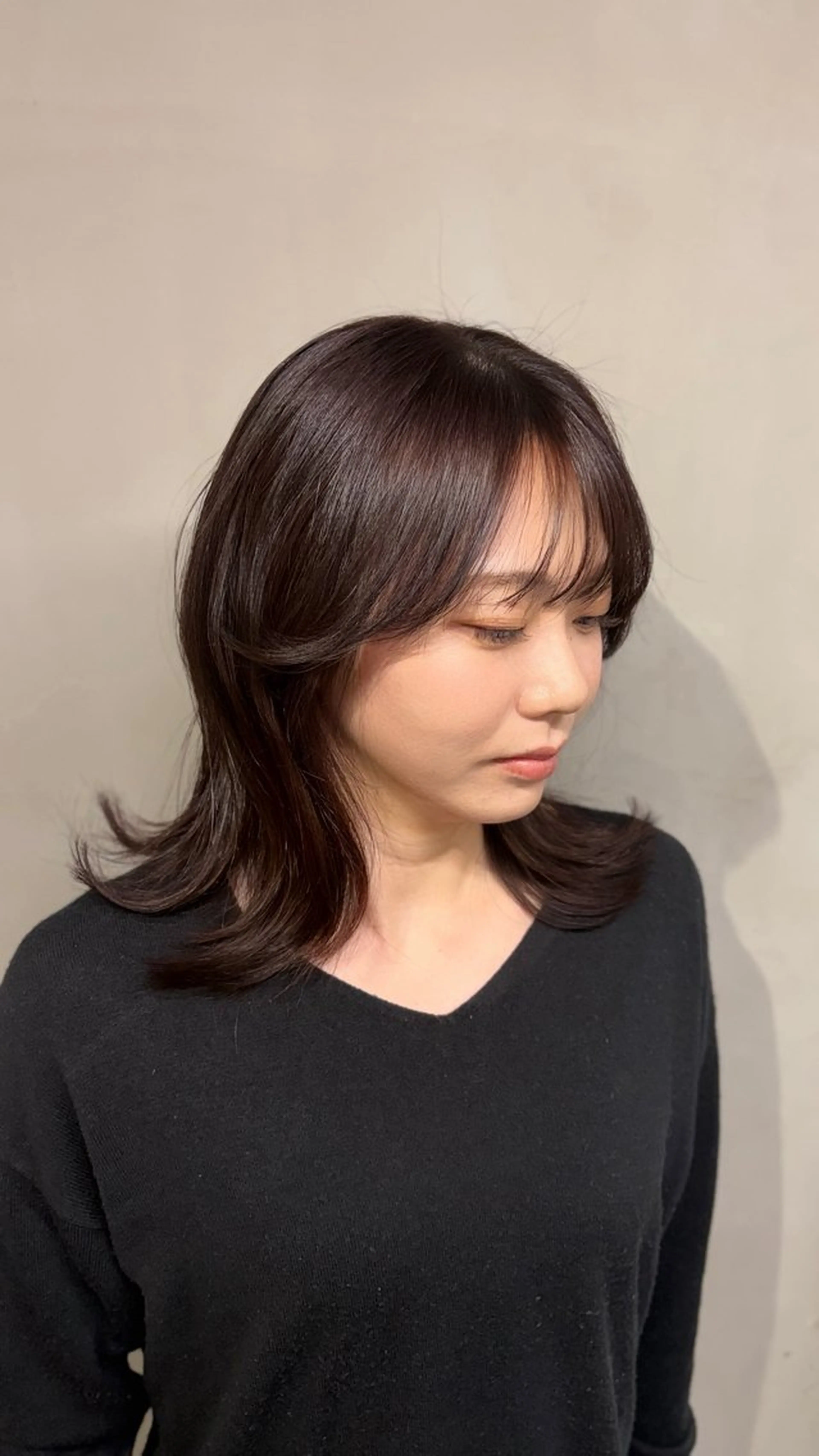 ミディアム 小顔カット 髪質改善💎レイヤー /メンズ　井田直美のヘアスタイル