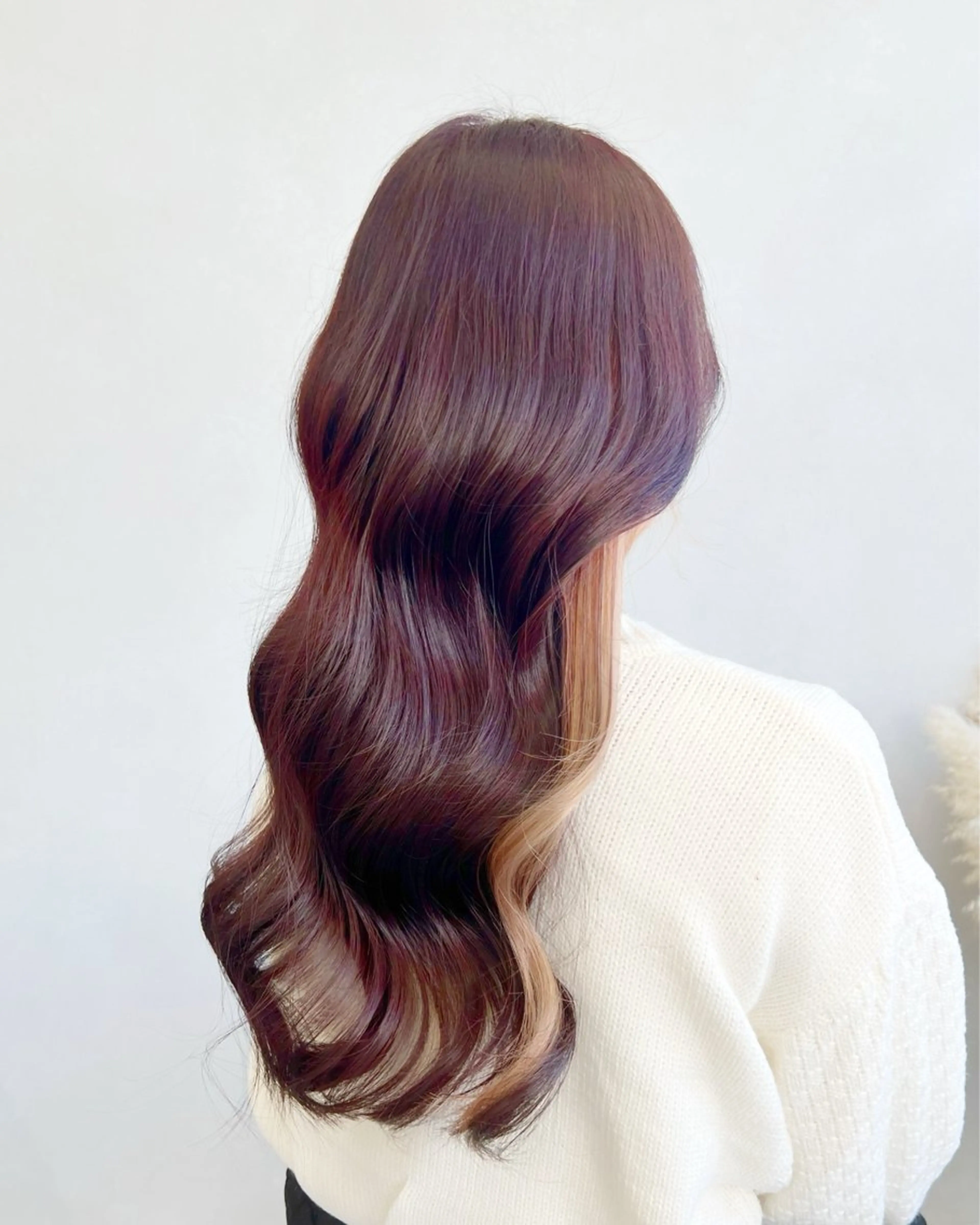 ブリーチなしダブルカラー+システムトリートメントの写真