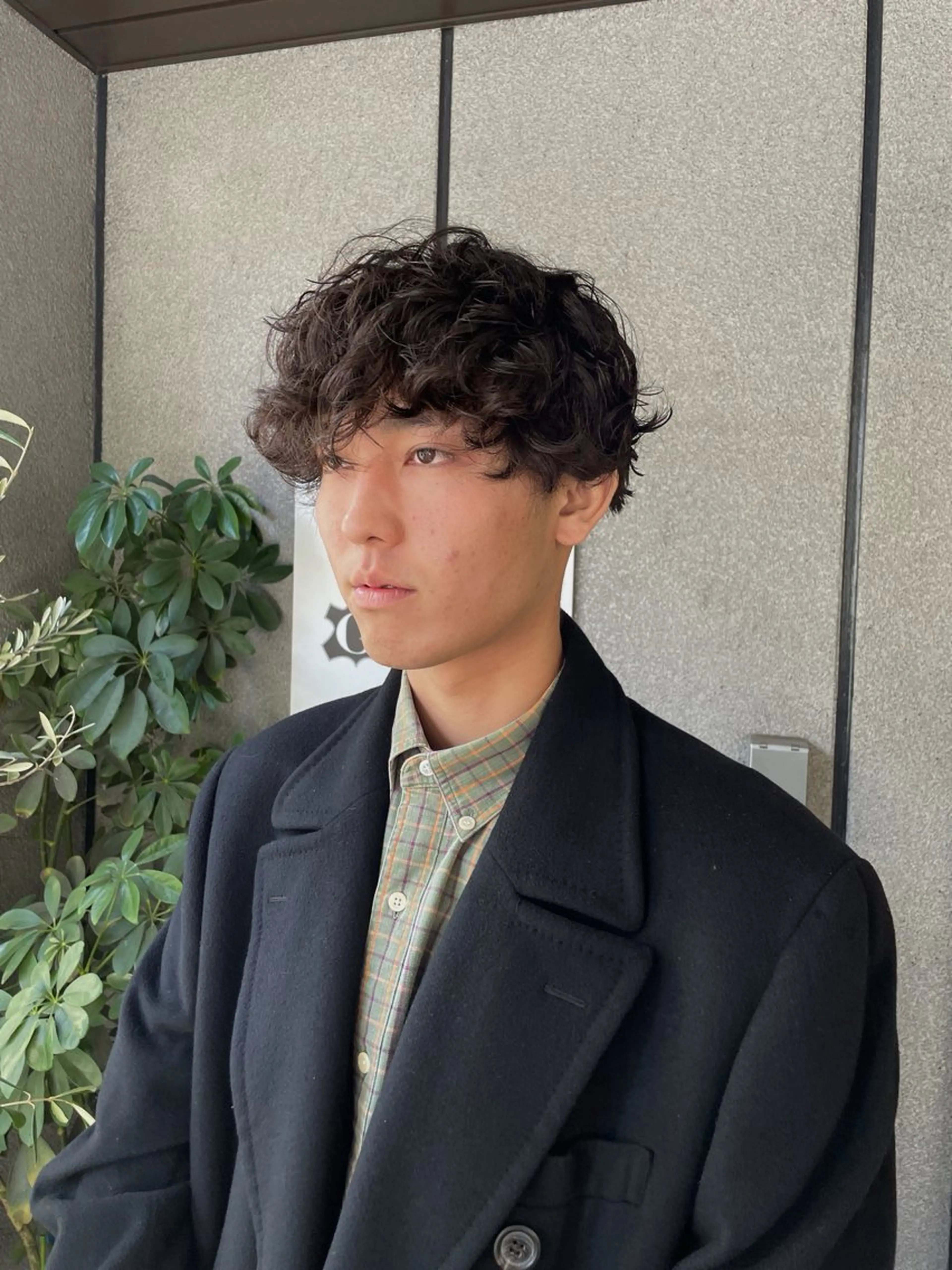 ショート パーマ メンズ 神戸美容室 マオのヘアスタイル