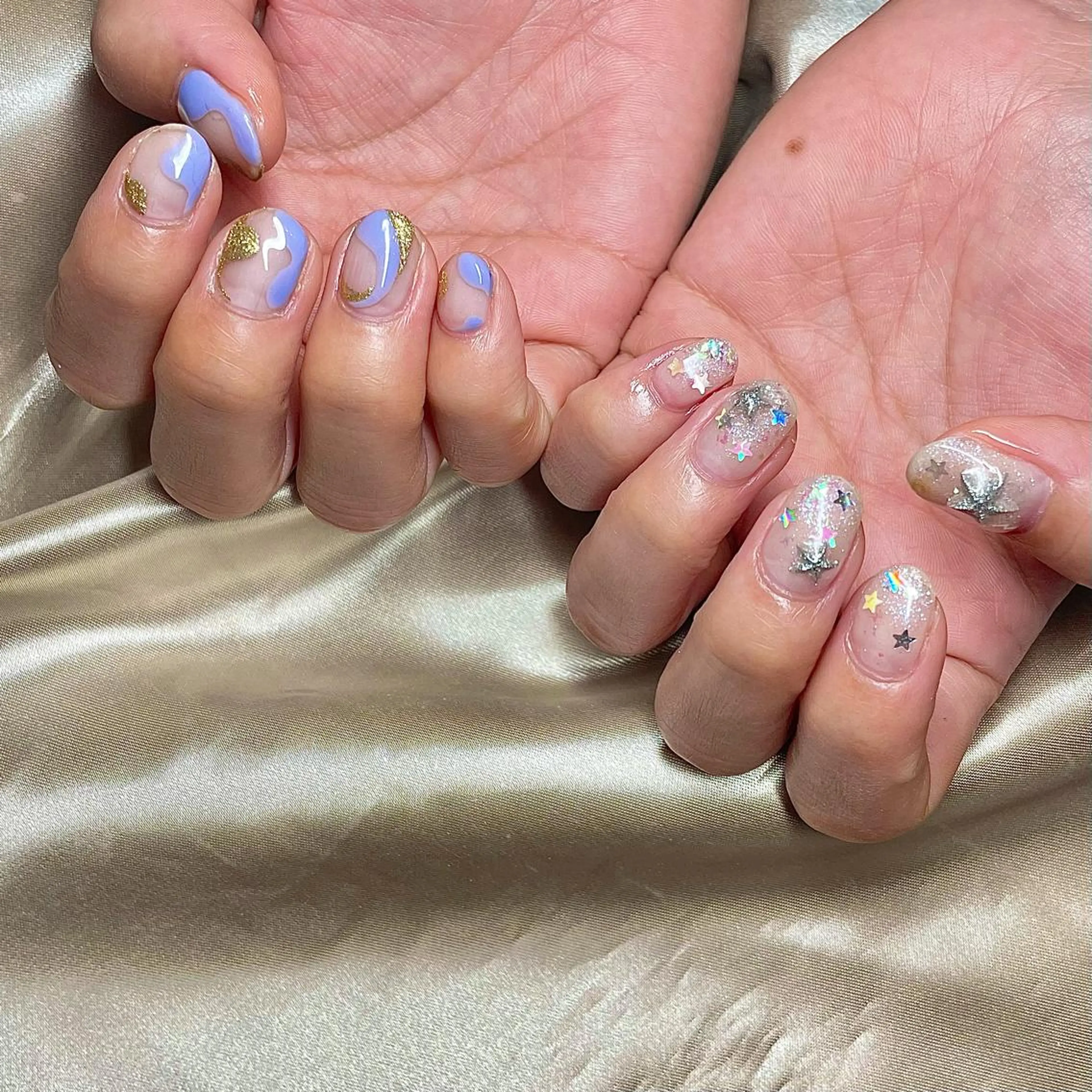 ショート カラー パーマ ヘアアレンジ メンズ キッズ ネイル マツエク・マツパ nail&eye Aoのマツエク・マツパデザイン