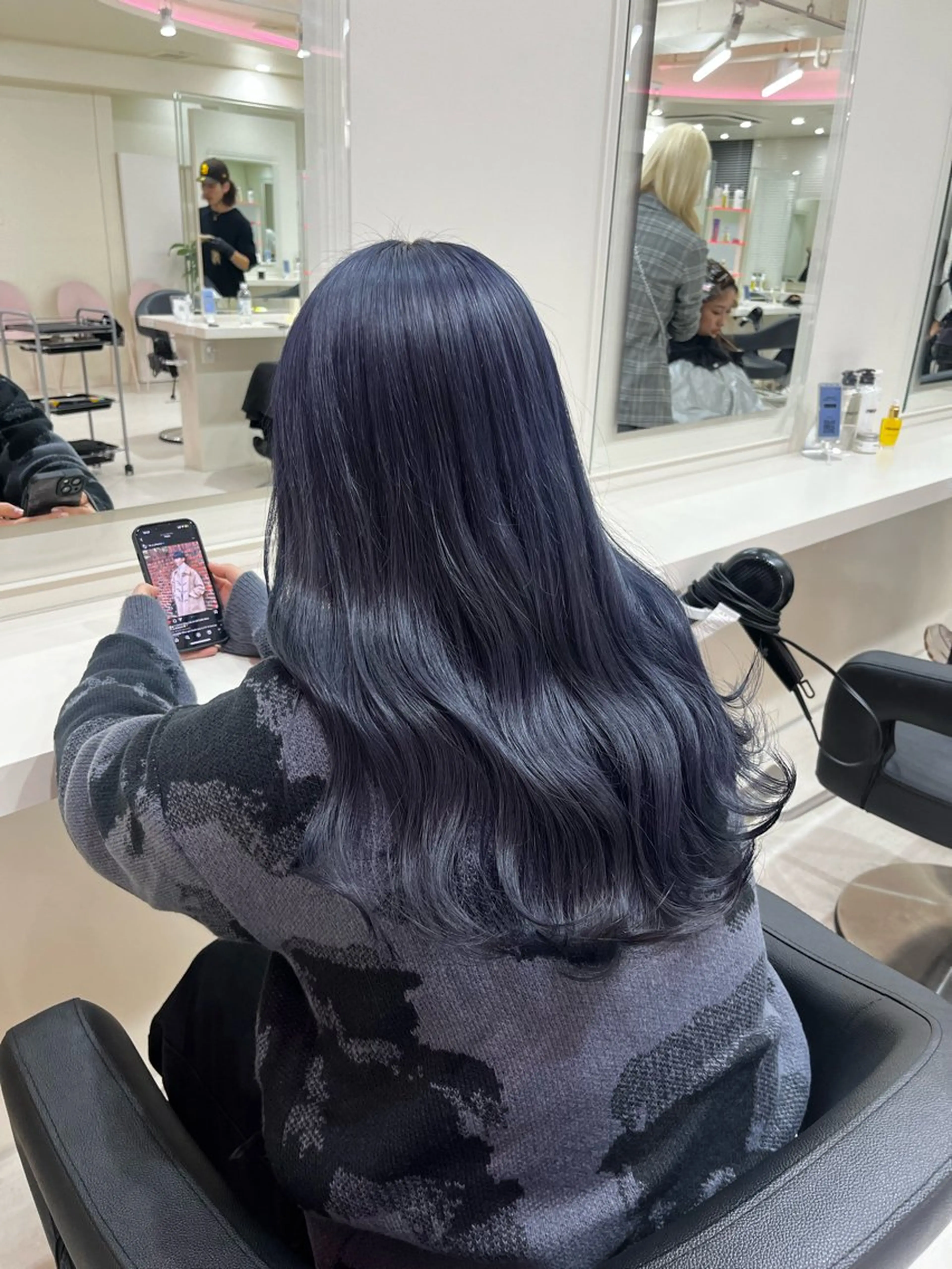 ミディアム カラー ヘアカラー 💟RINNA 艶カラー💟のヘアスタイル