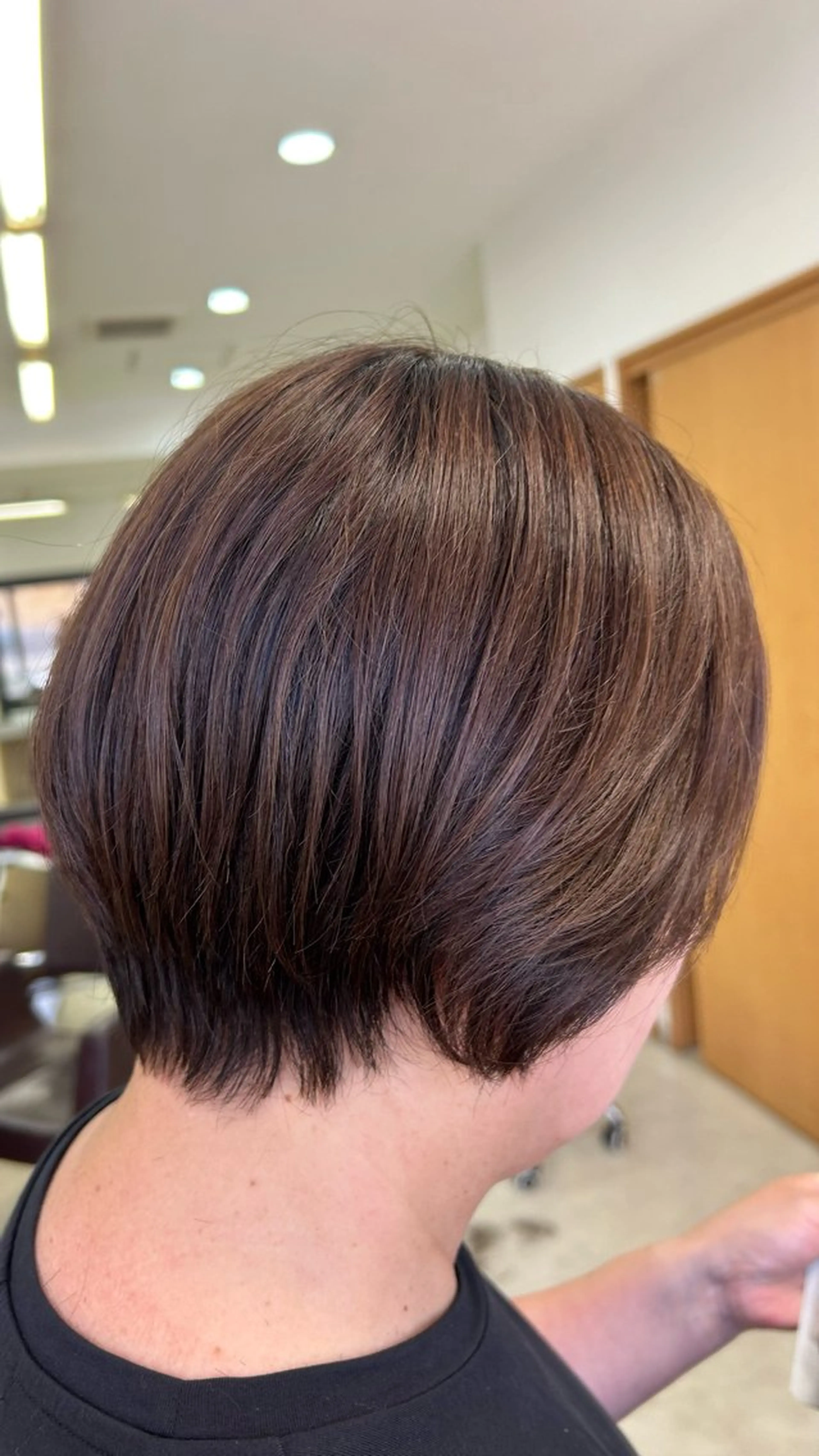 ショート ❄️艶カラー/レイヤ ー/ボブ/mao❄️のヘアスタイル