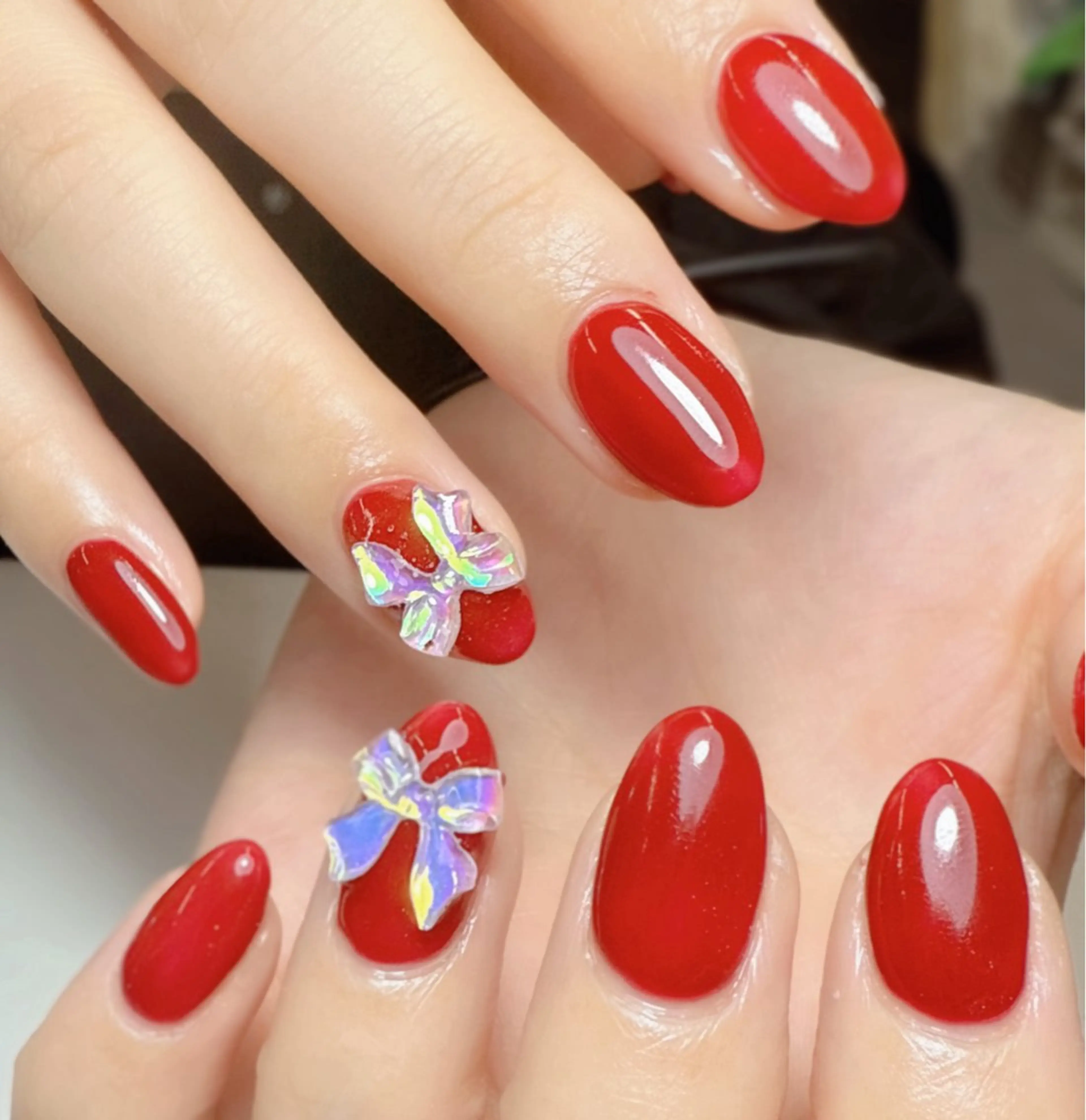 ネイル ハンドネイル グロー ネイルのネイルデザイン