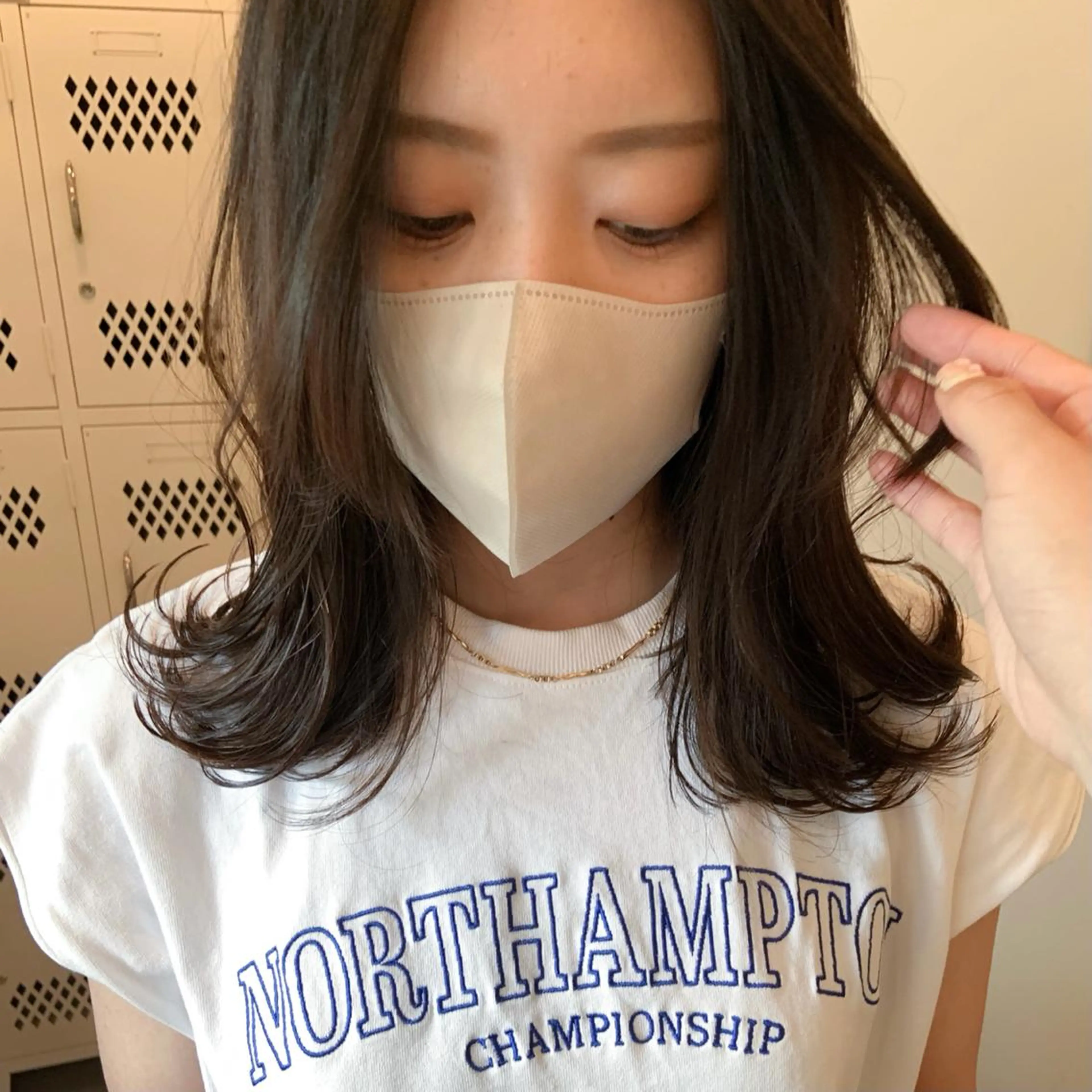 ミディアム カラー 名駅/大人可愛い /艶髪/流音のヘアスタイル