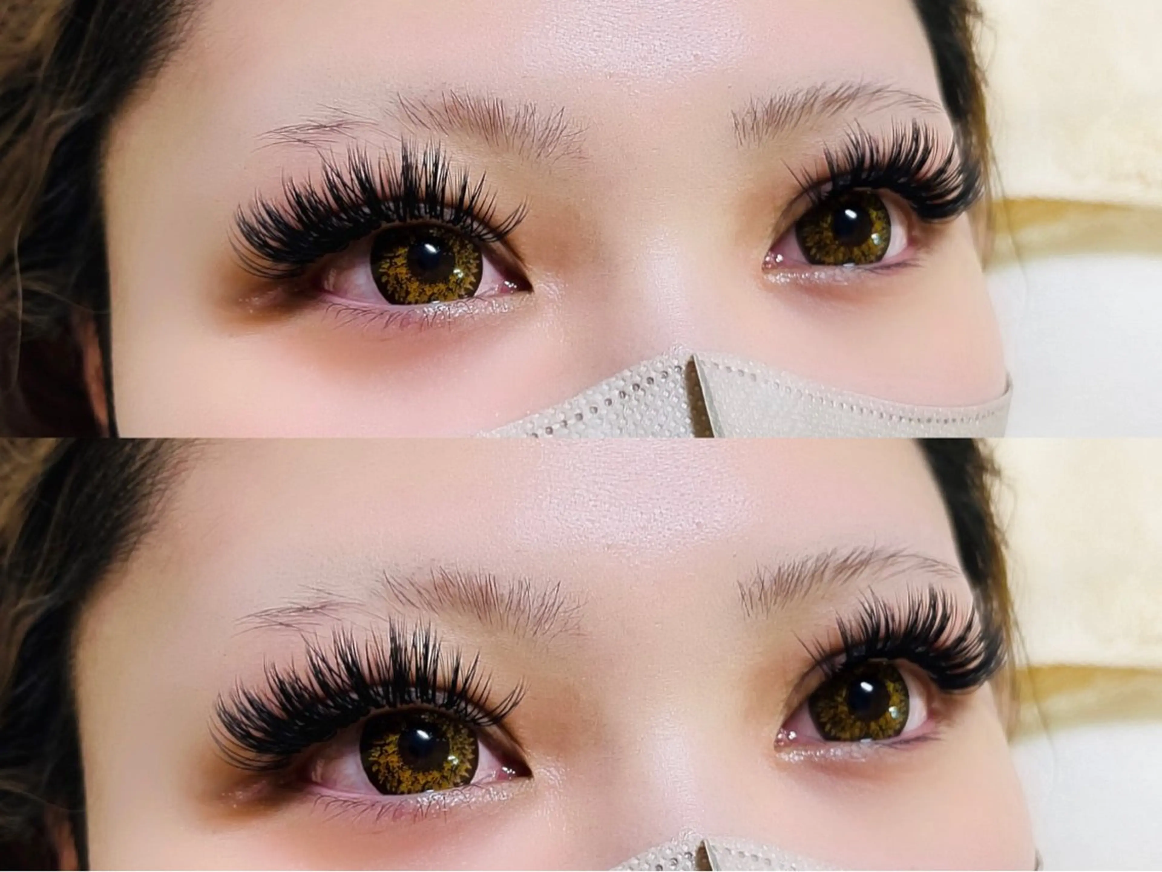 マツエク・マツパ 付け放題 バインドロック 束感まつ毛 フラットラッシュ パリジェンヌラッシュリフト マツエク オーロラ所属・AURORA RINAのマツエク・マツパデザイン