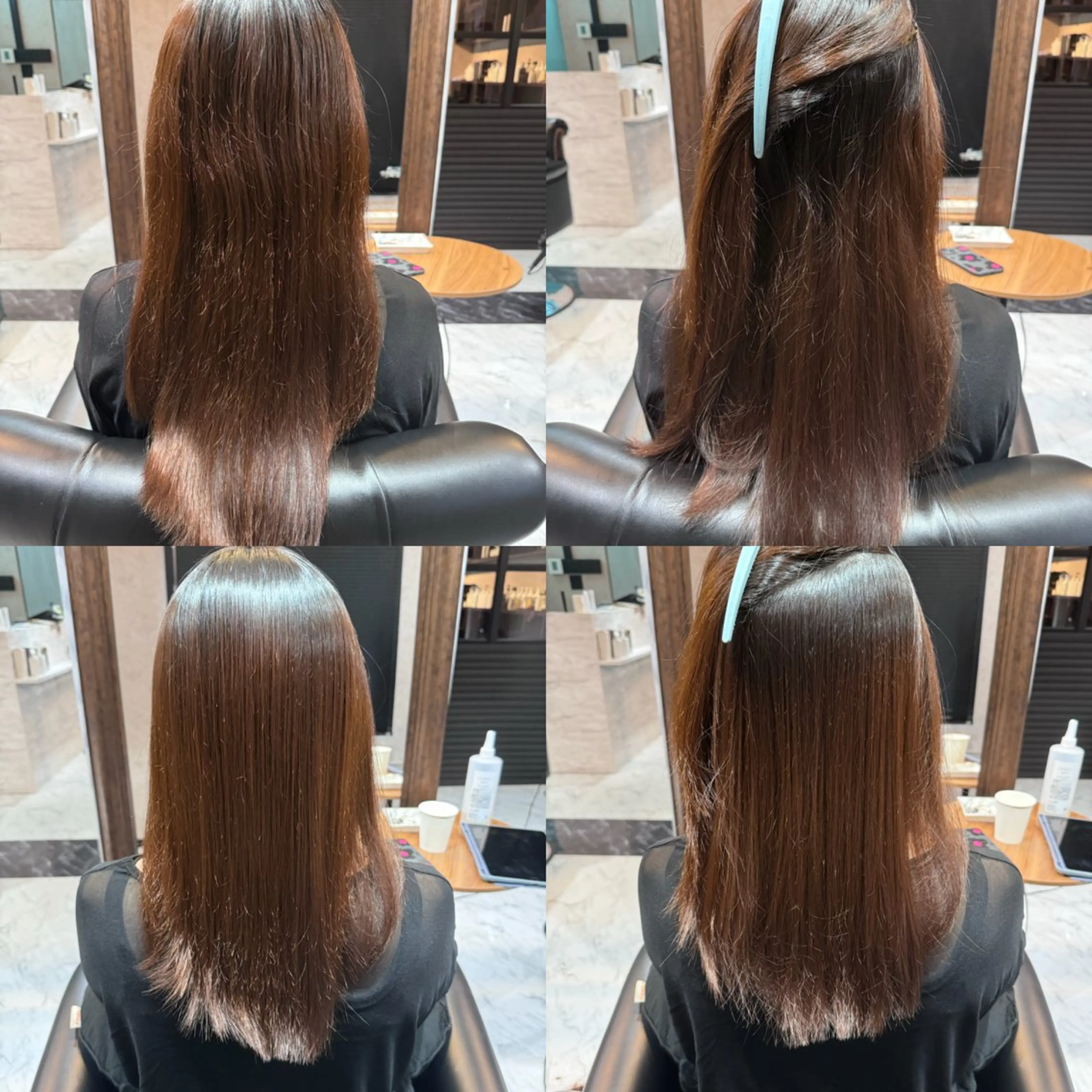 ロング 縮毛矯正 LuanaTOKYO 都築佑汰のヘアスタイル