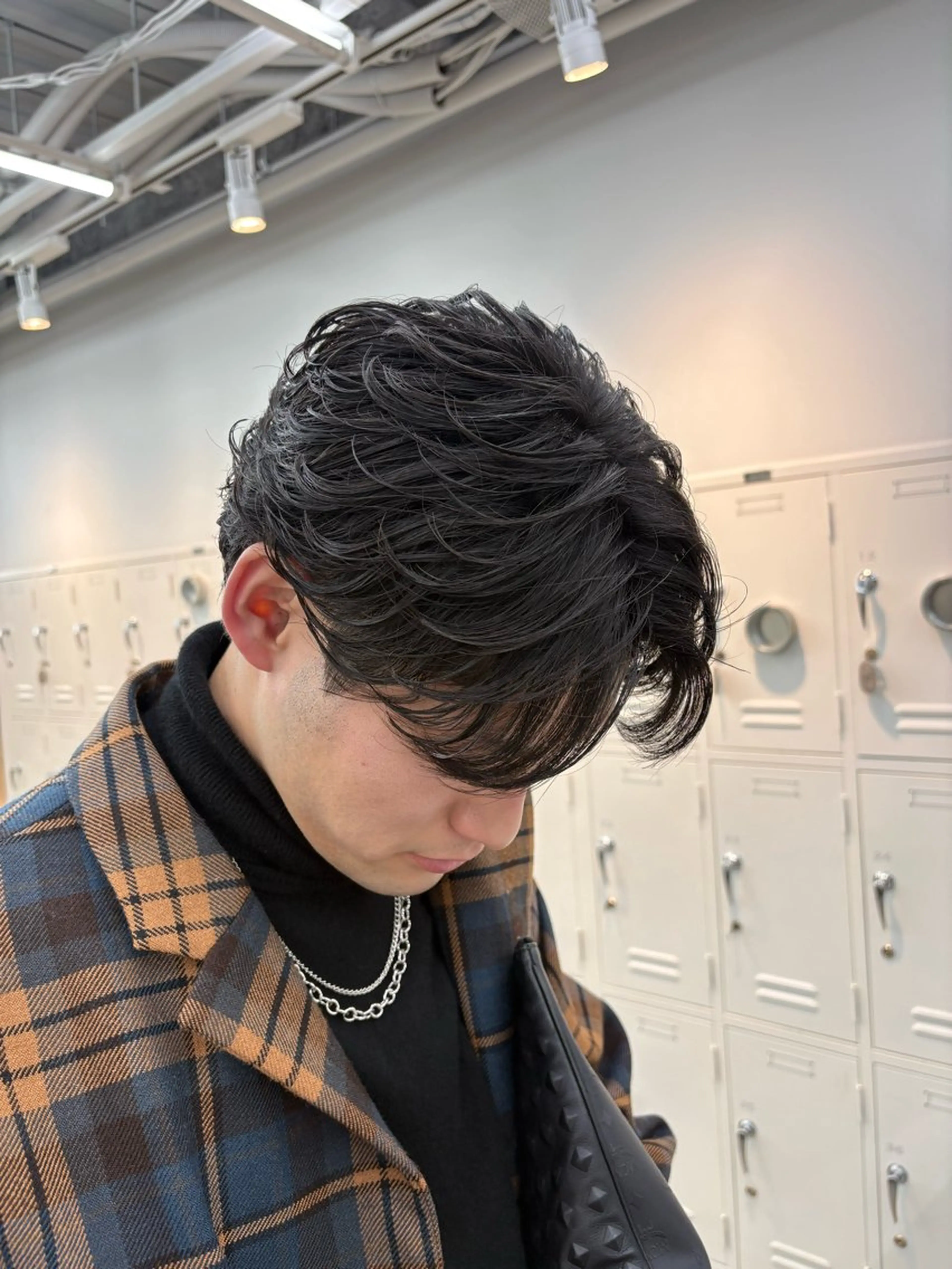 パーマ メンズ パーマ 🌀toa/波巻き✨ /メンズパーマ／栄のヘアスタイル