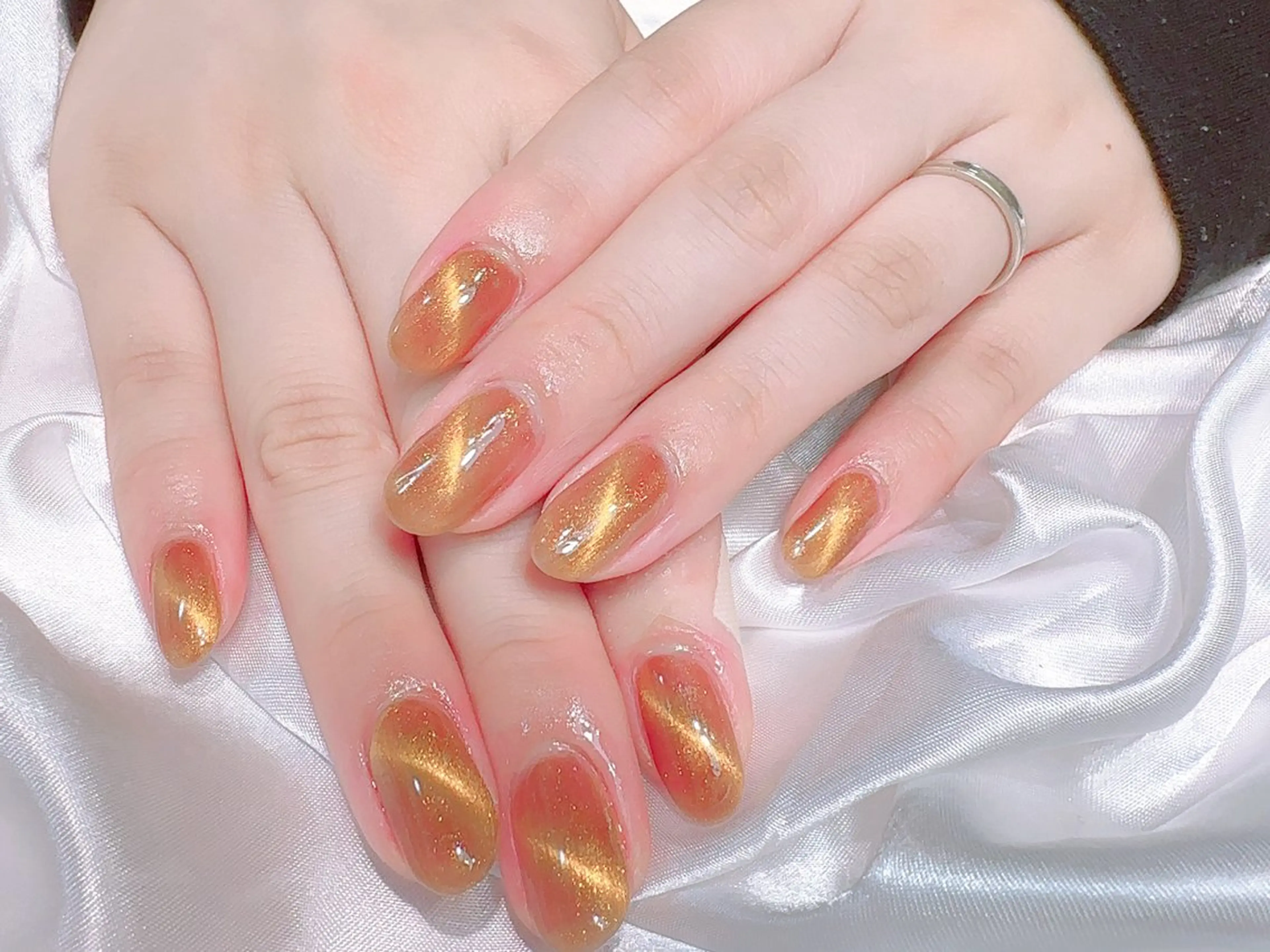 スカルプ長さだしマッグネット✨フラッシュ✨ミラーネイルの写真