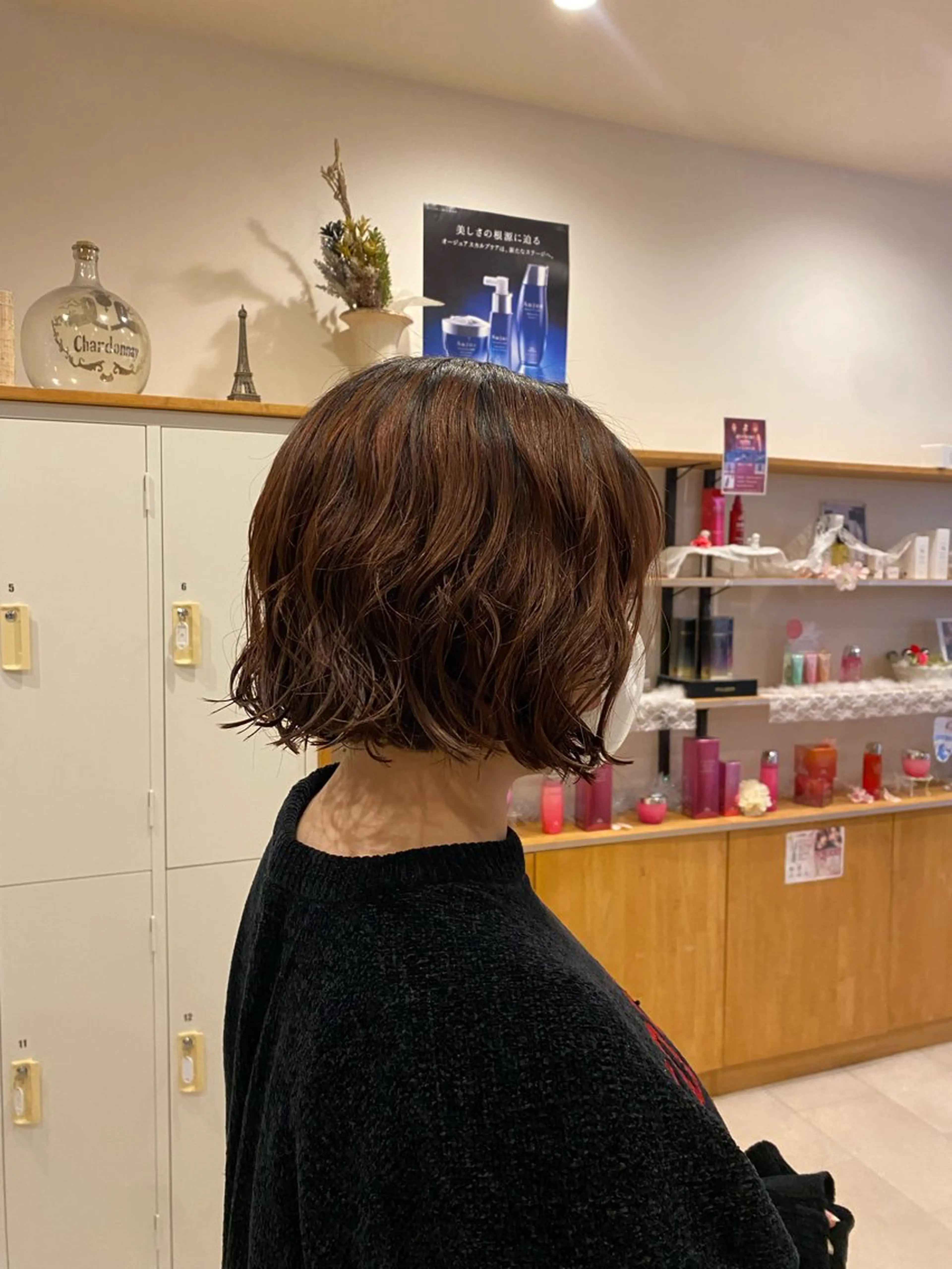 ミディアム ミディアムパーマ ボブ 名	 ミルボンAujua認定サロン TINO by ganesha【ティーノ バイ ガネイシャ】所属・小笹 叶愛のヘアスタイル