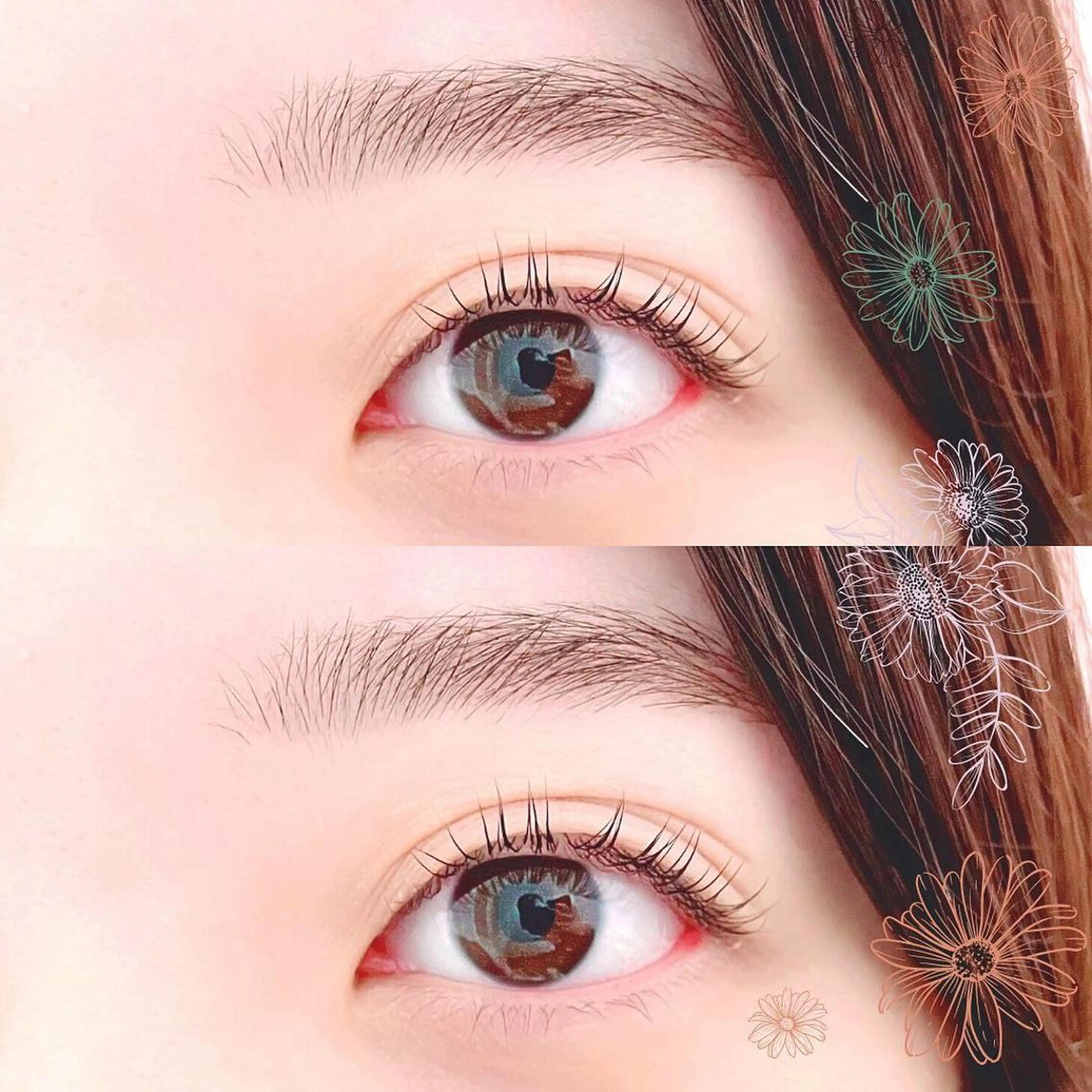 マツエク・マツパ 成人式 ナチュラル パリジェンヌラッシュリフト まつげパーマ 下まつげエクステ Mon mignonのマツエク・マツパデザイン