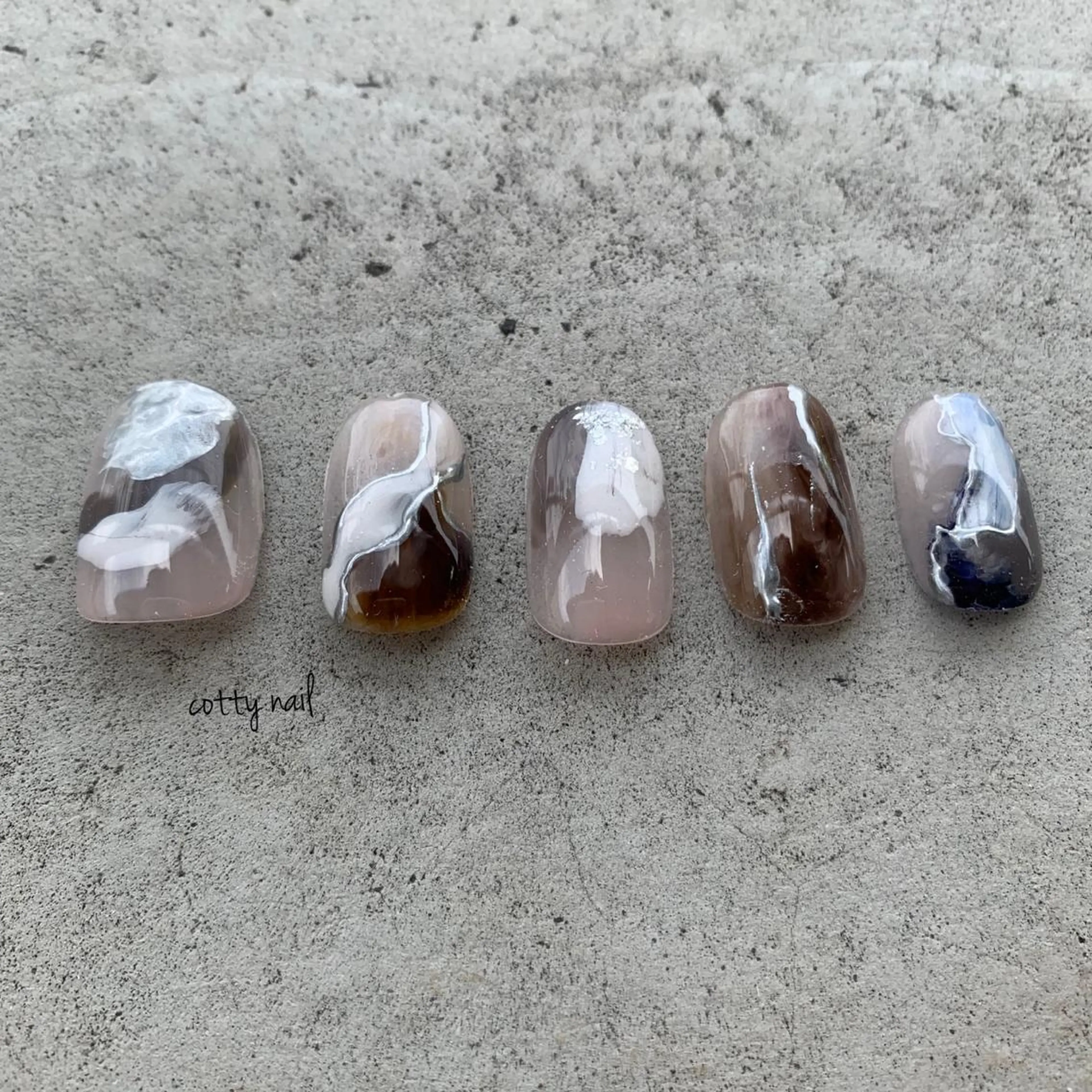 ネイル ジェルネイル ニュアンスネイル 春ネイル cottynail -miki-のその他イメージ