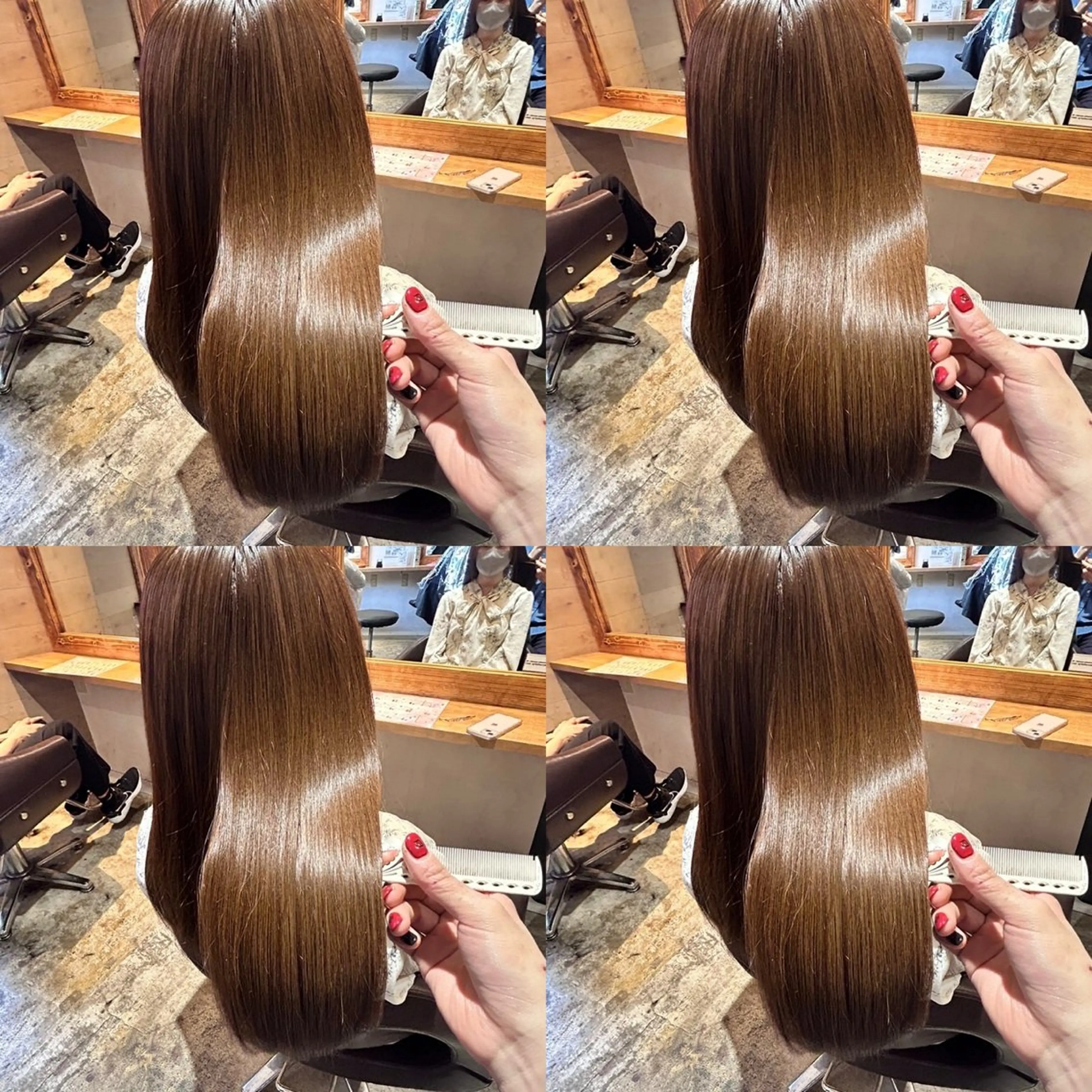 カラー 暖色.髪質改善 🪽スズのヘアスタイル