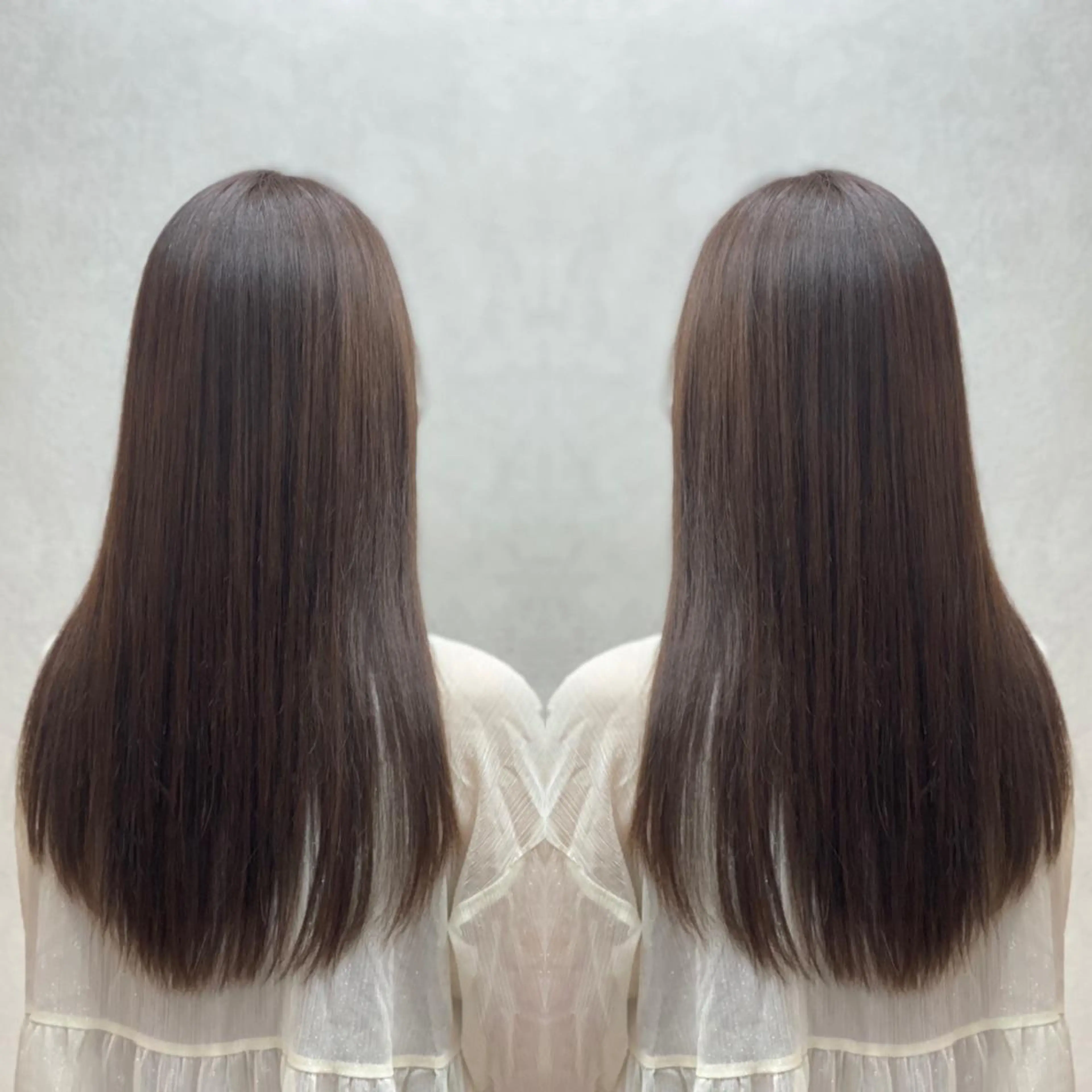 ロング カラー カット ヘアカラー トリートメント tocca 💜石田愛結💜のヘアスタイル